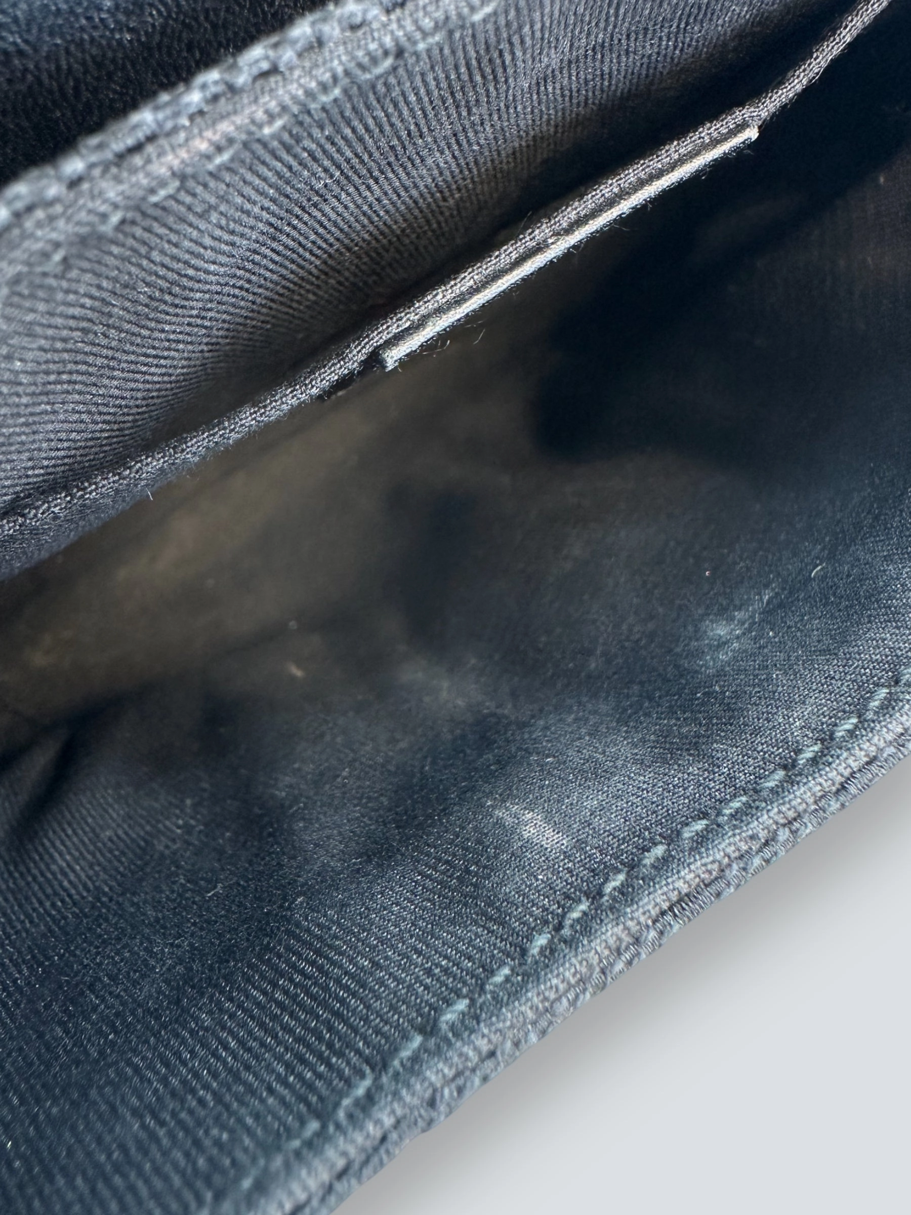 Gucci Black Monogram Canvas Horsebit Mini Shoulder Bag