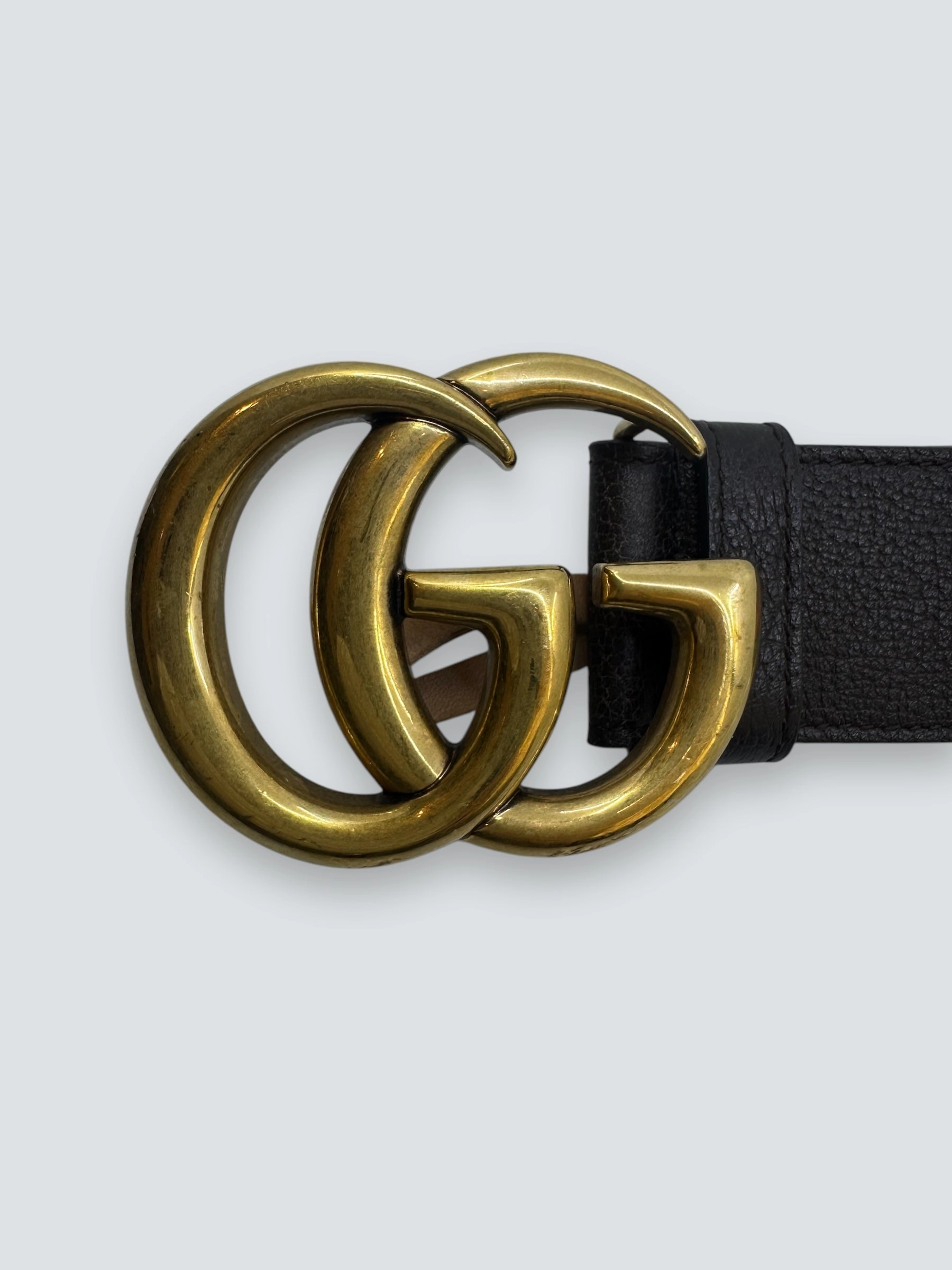 Gucci GG Buckle Canvas Belt - Size 75/30