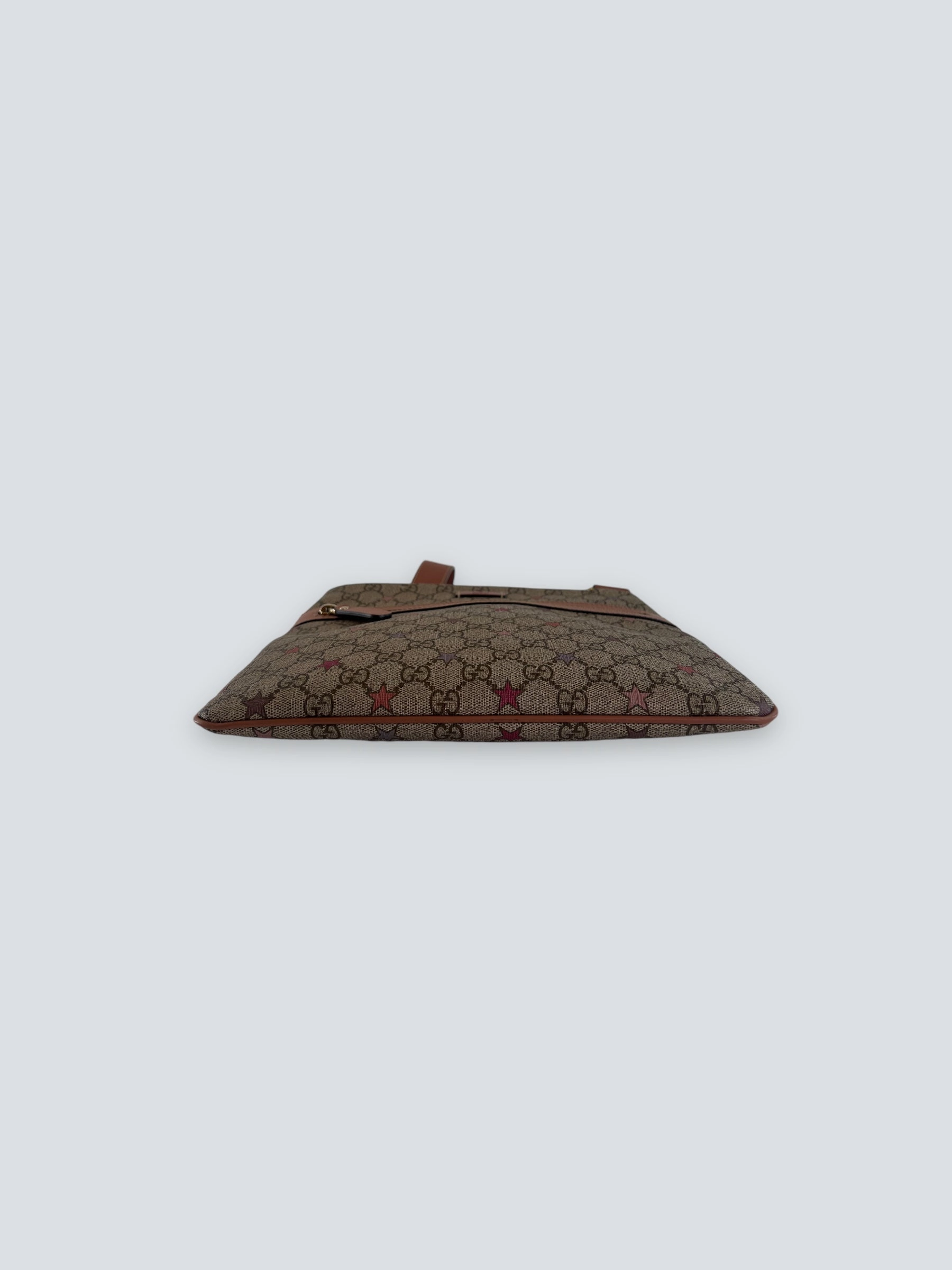Gucci Monogram Canvas & Leather Messenger