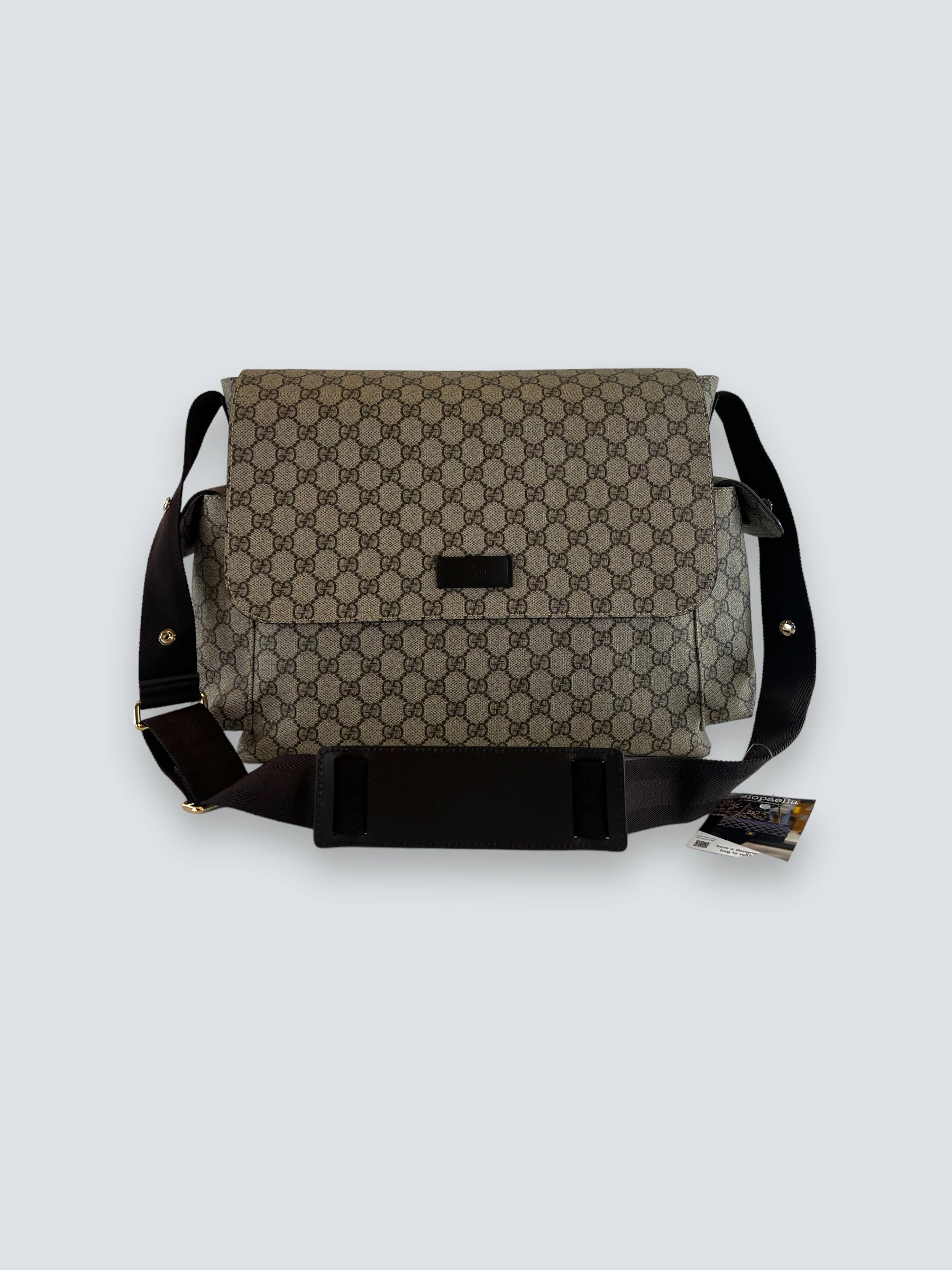 Gucci Monogram Canvas Baby / Diaper Bag