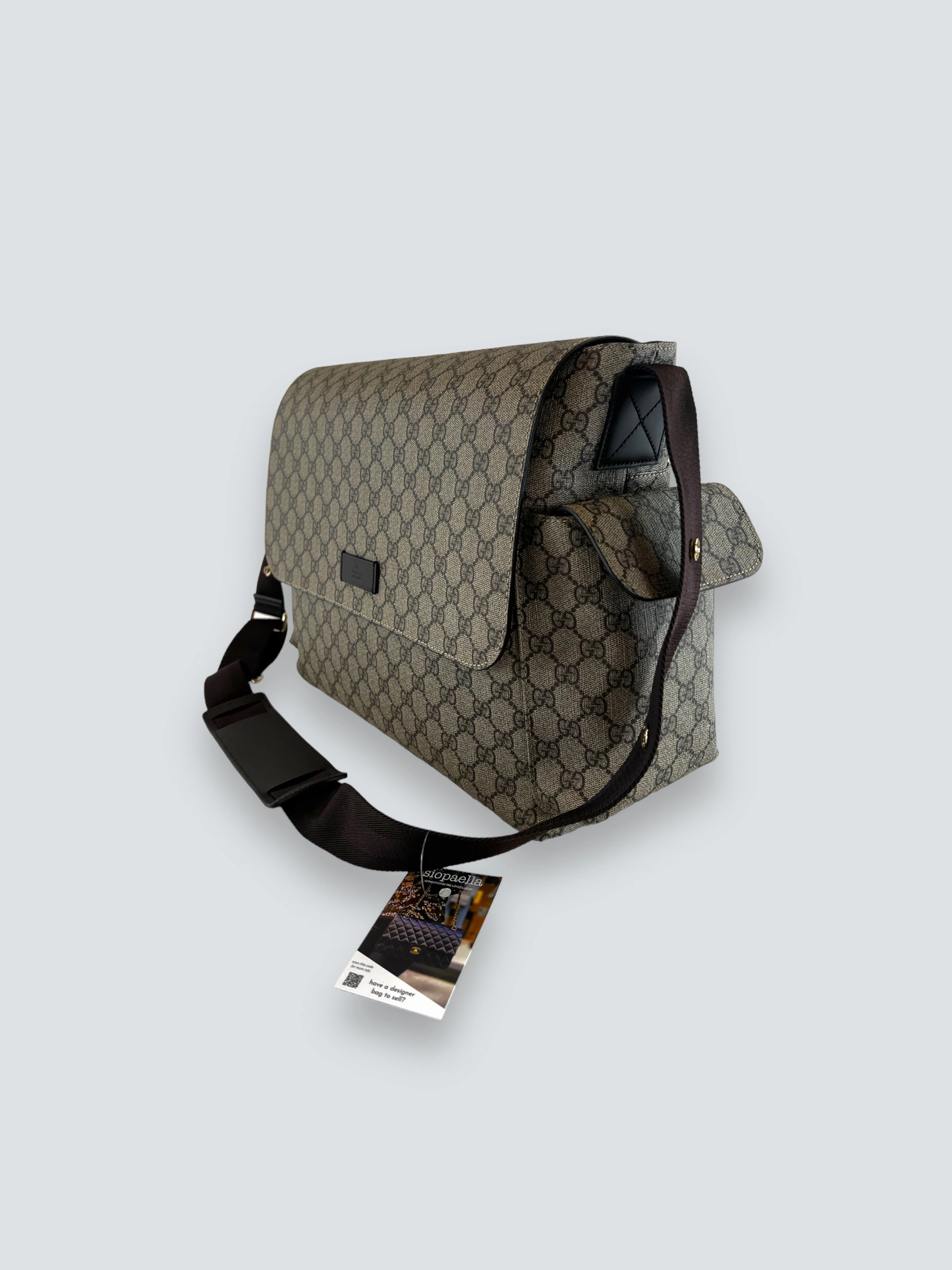 Gucci Monogram Canvas Baby / Diaper Bag
