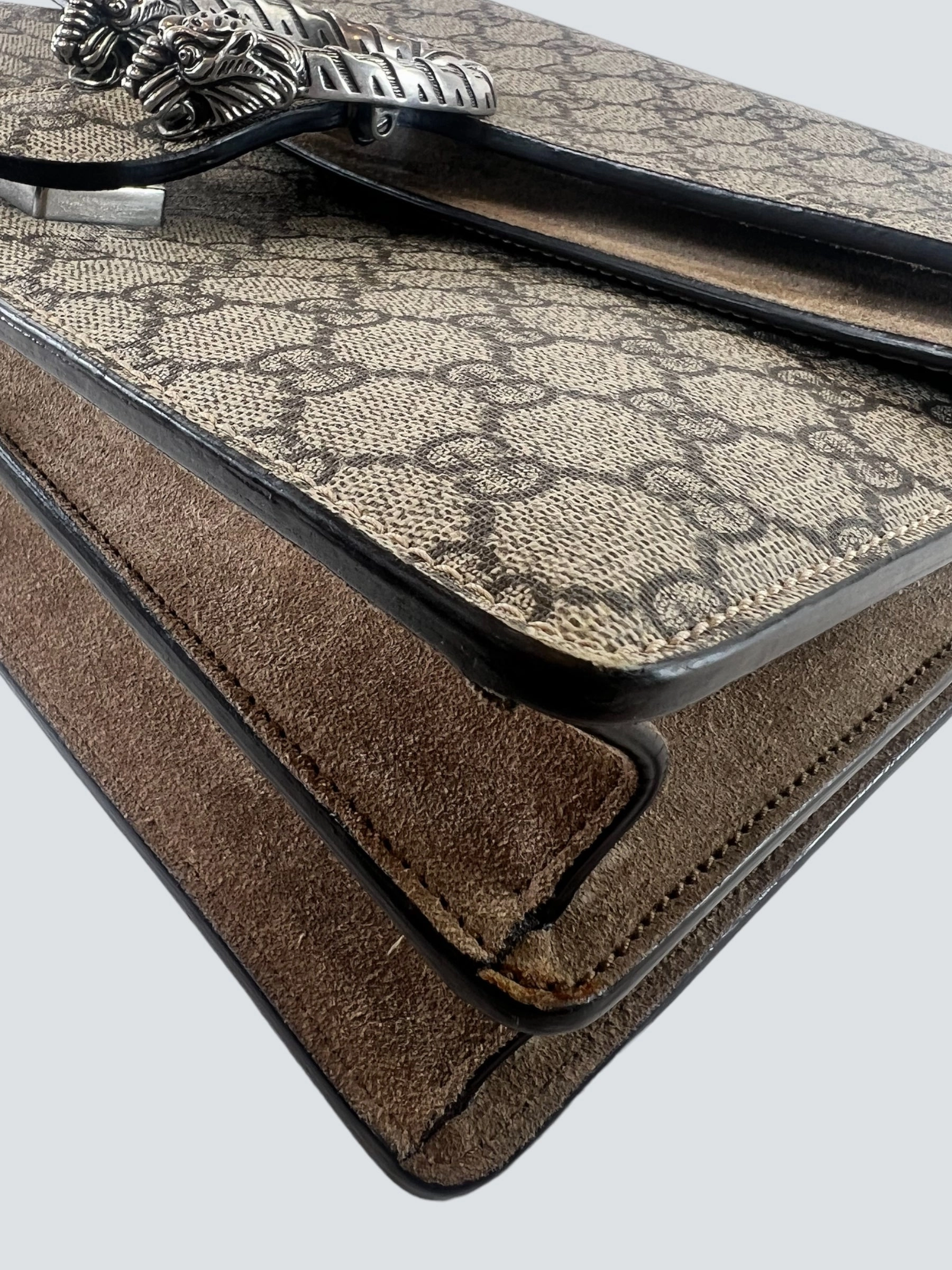 Gucci Monogram Canvas Dionysus Shoulder Bag