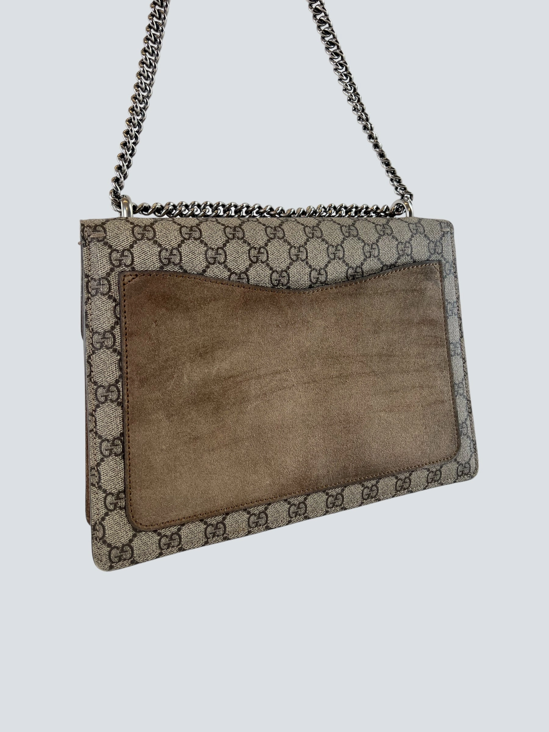 Gucci Monogram Canvas Dionysus Shoulder Bag