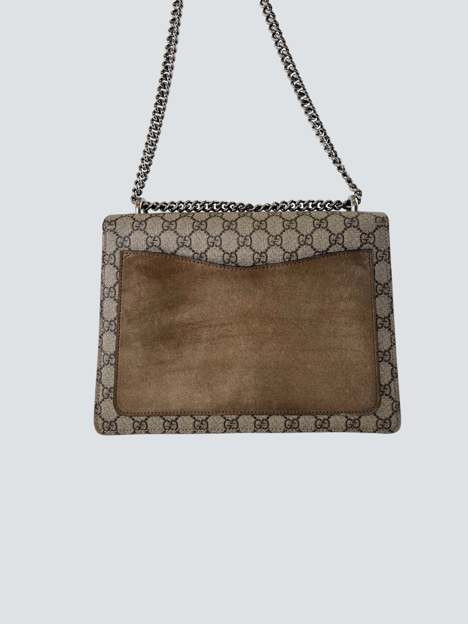 Gucci Monogram Canvas Dionysus Shoulder Bag