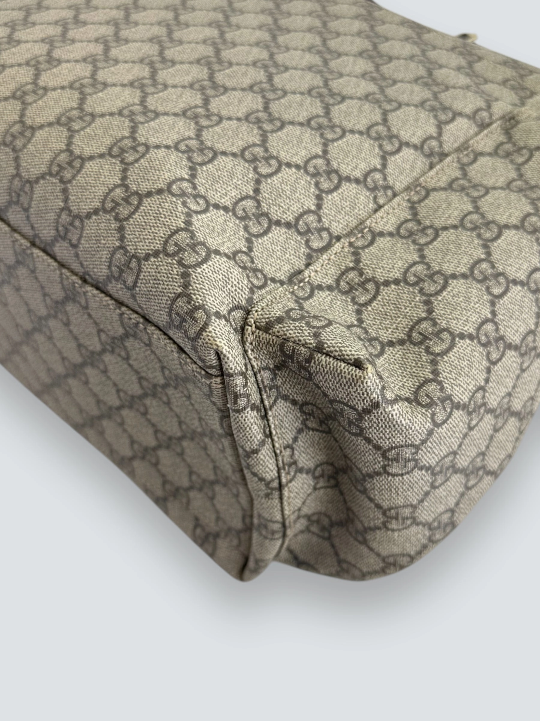 Gucci Monogram Canvas Supreme Plus Diaper Handbag