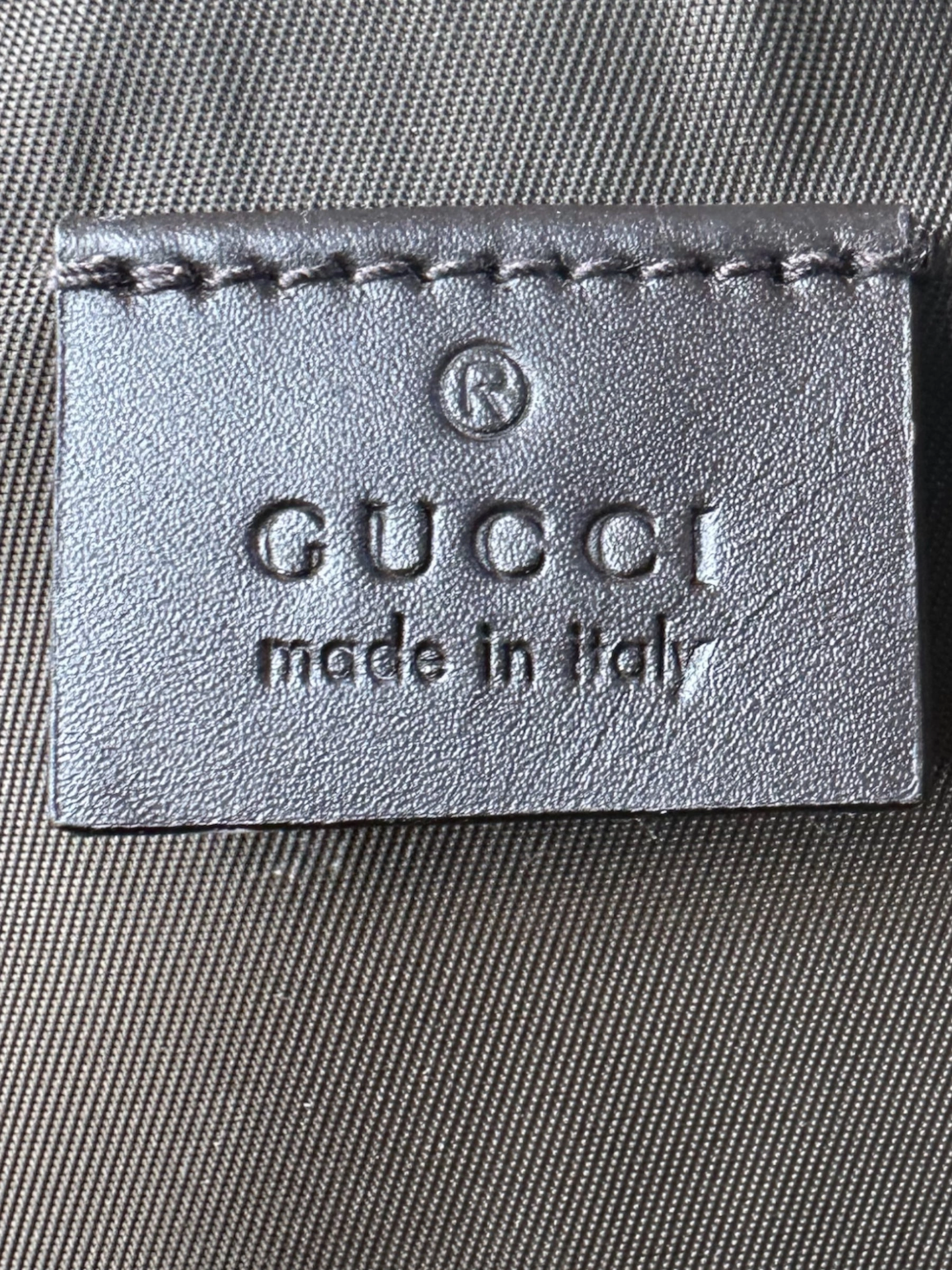 Gucci Monogram Canvas Supreme Plus Diaper Handbag
