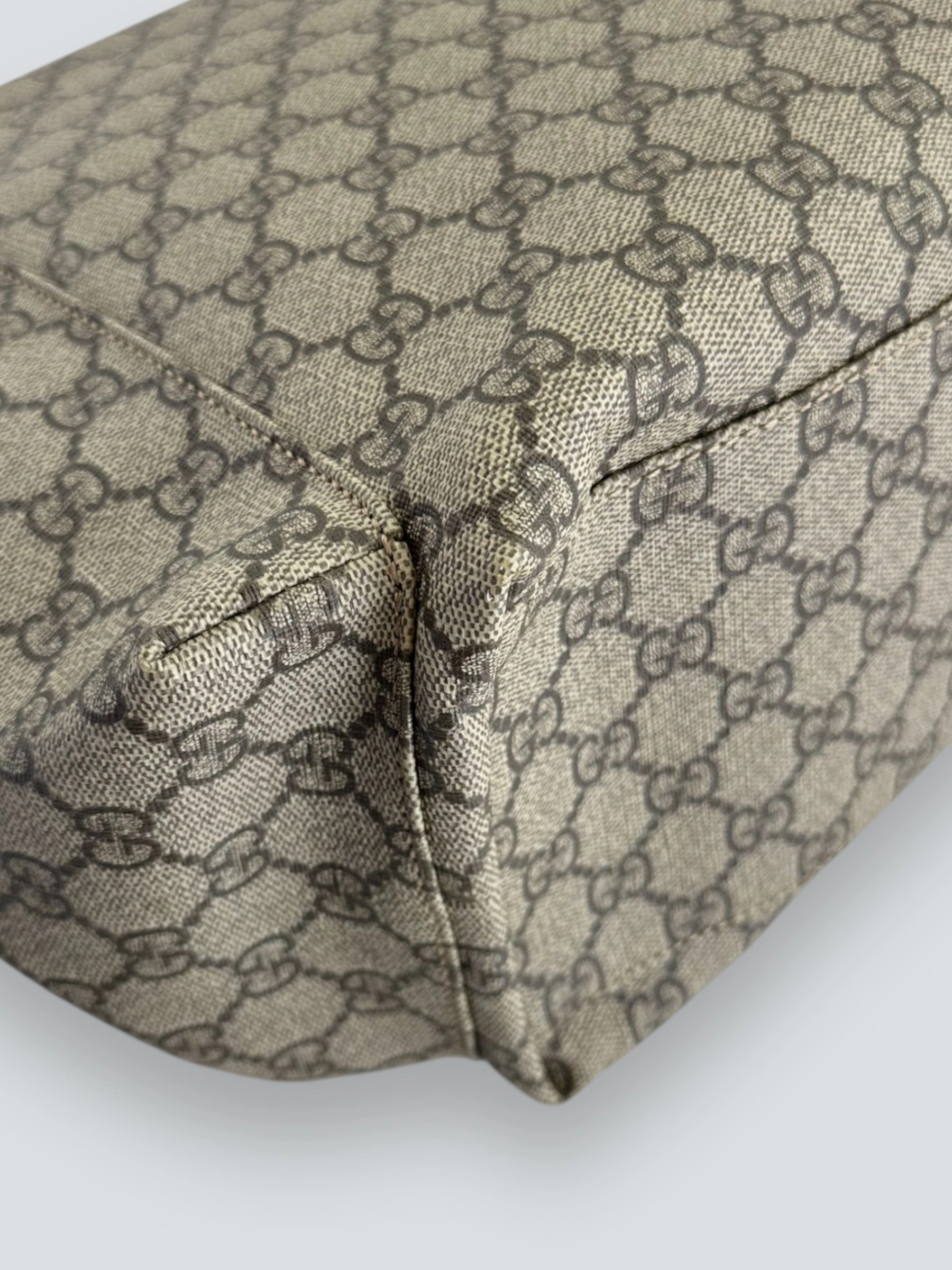 Gucci Monogram Canvas Supreme Plus Diaper Handbag