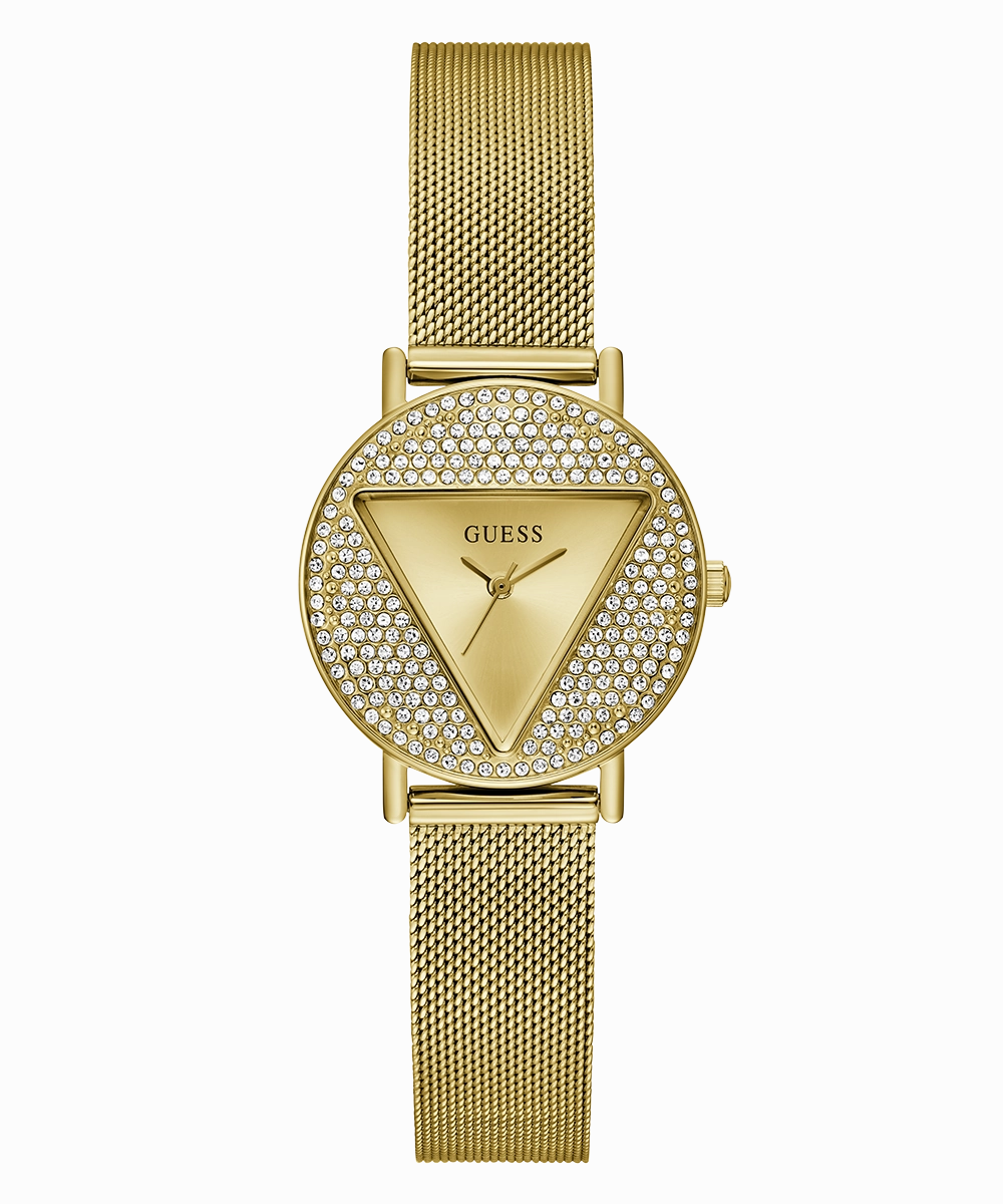 GUESS Ladies Gold Tone Analog Watch