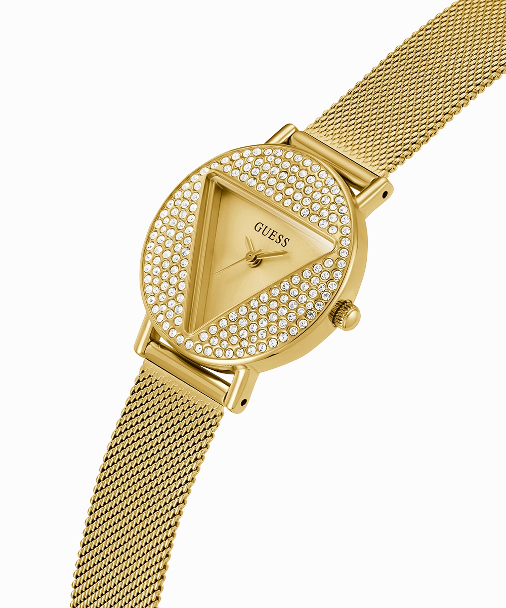GUESS Ladies Gold Tone Analog Watch