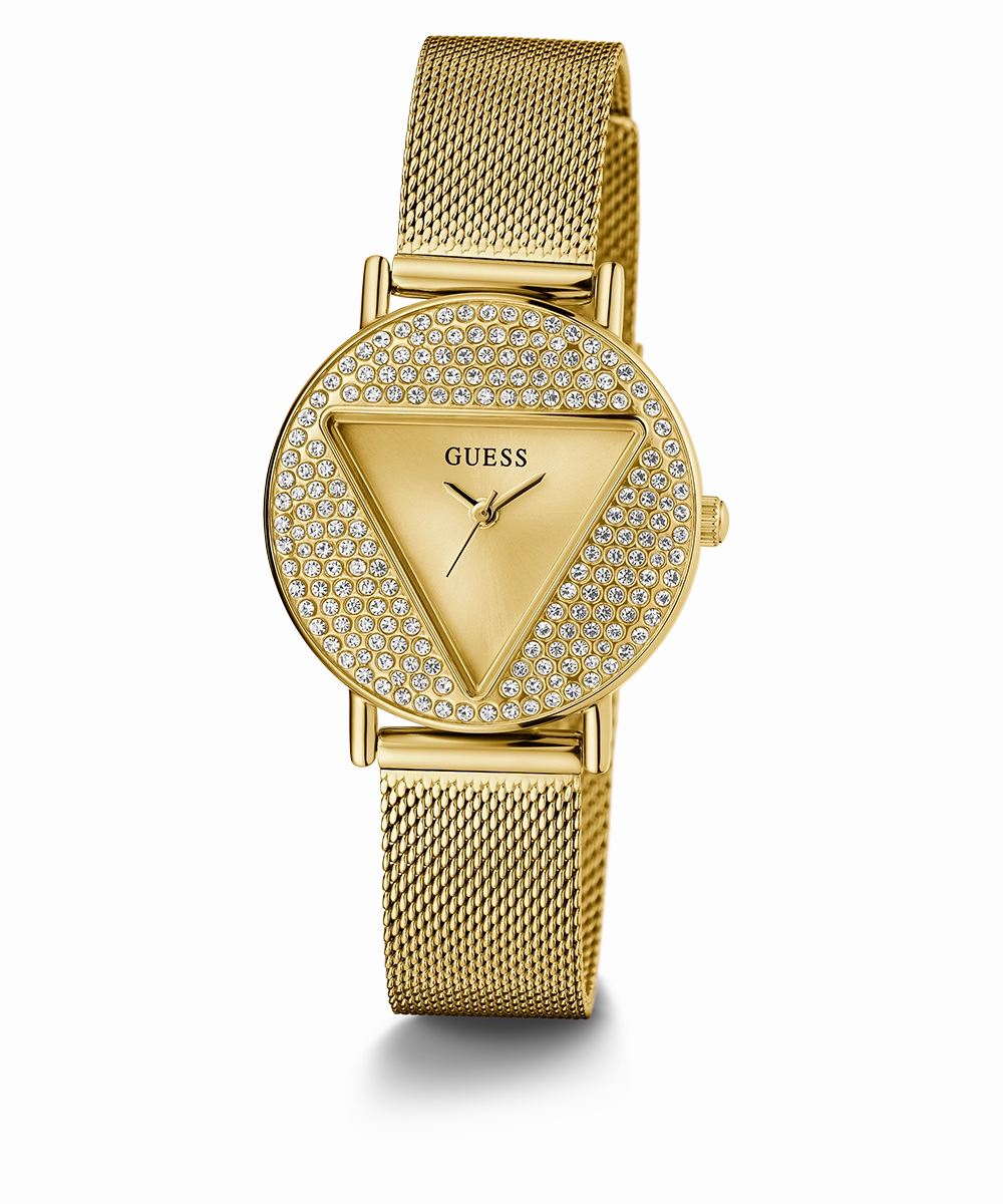 GUESS Ladies Gold Tone Analog Watch