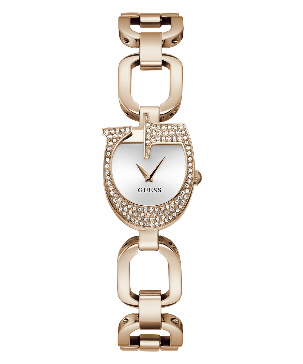 GUESS Ladies Rose Gold Tone Analog Watch