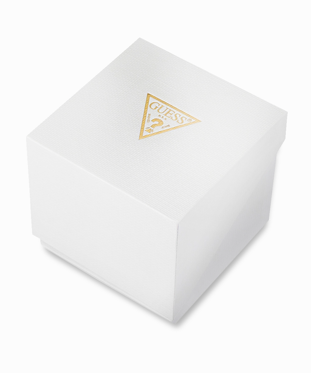 GUESS Ladies White Analog Watch