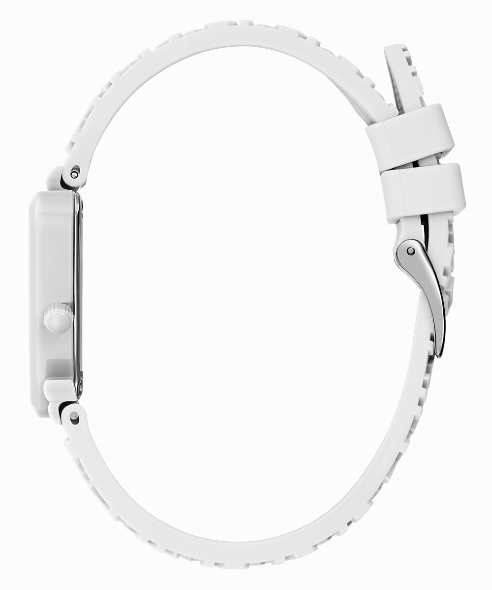 GUESS Ladies White Analog Watch