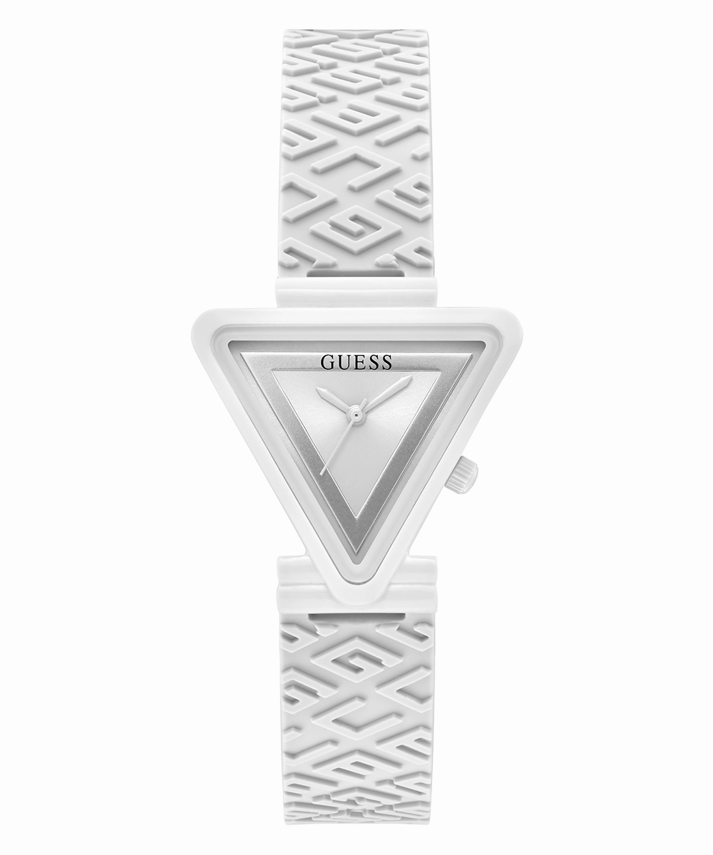 GUESS Ladies White Analog Watch