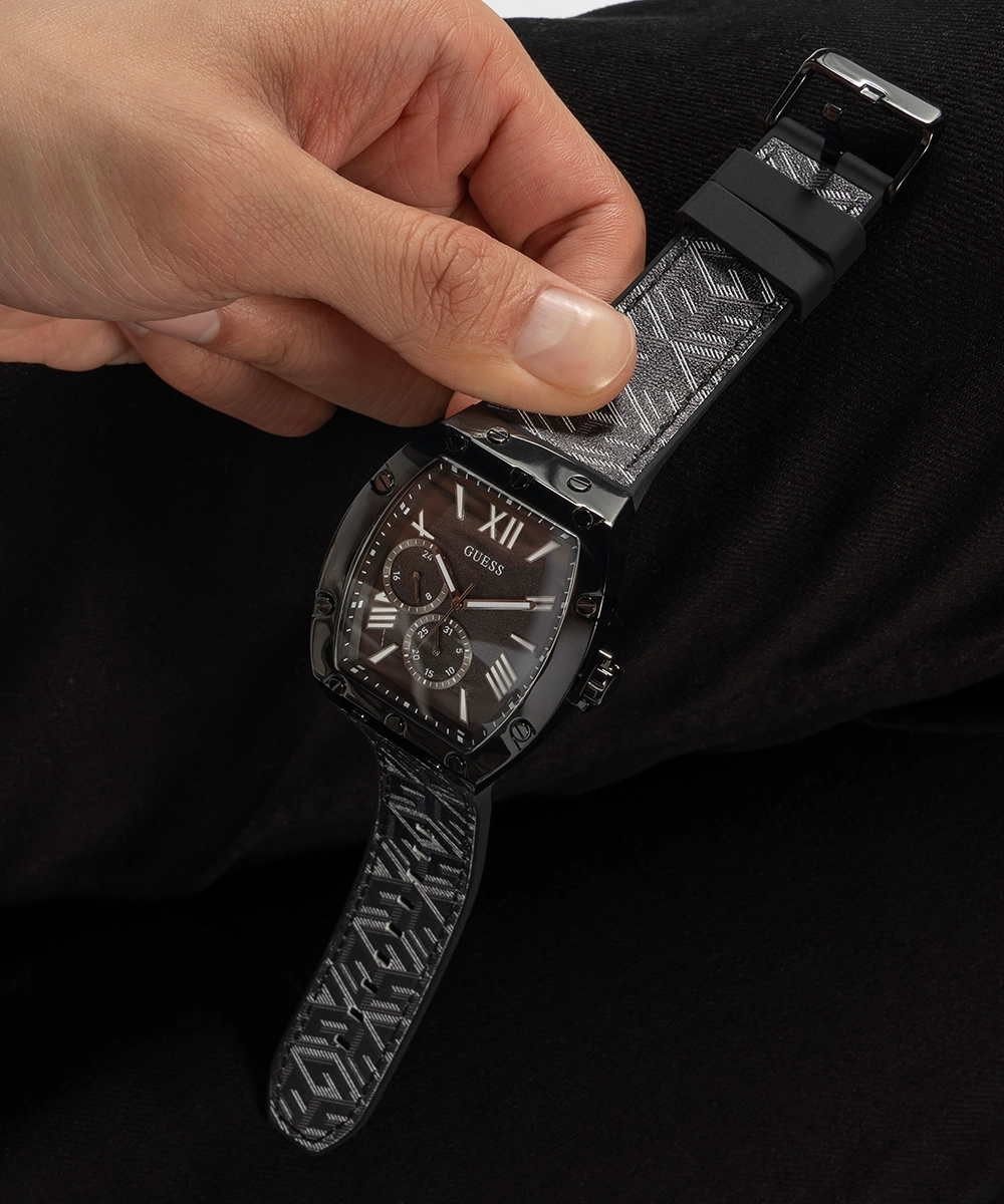 GUESS Mens Black Multi-function Watch