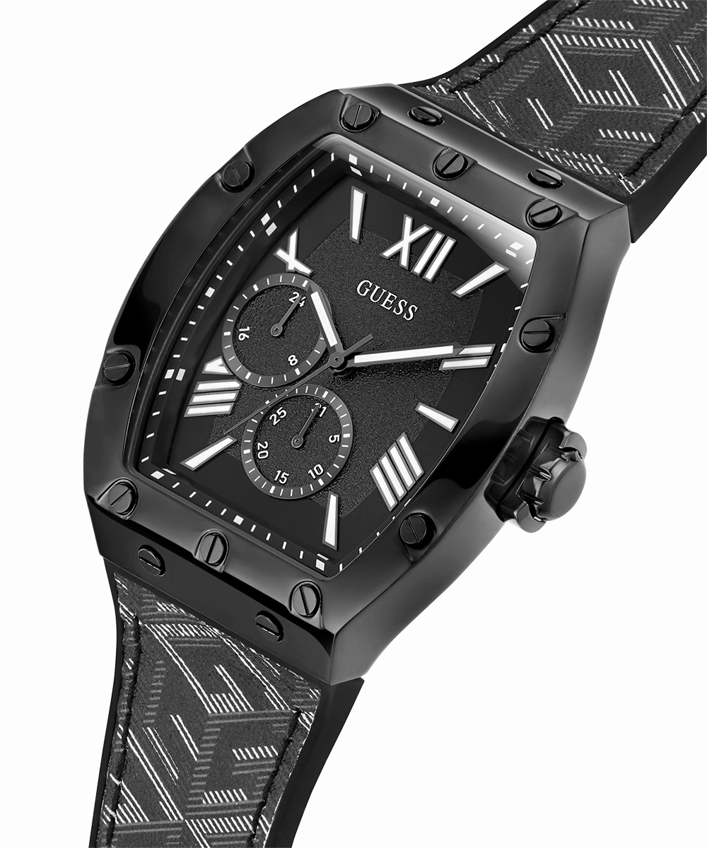 GUESS Mens Black Multi-function Watch
