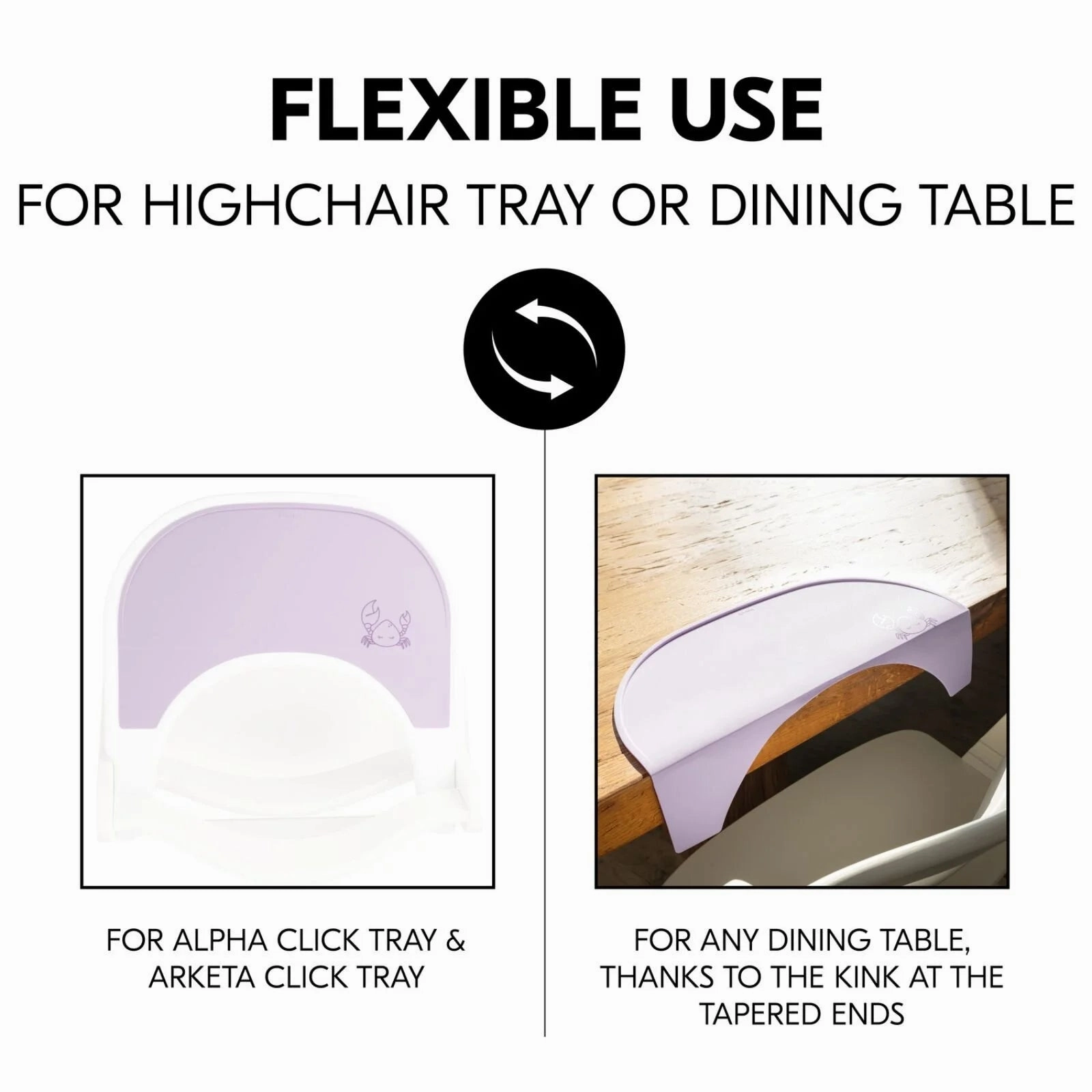 Hauck Highchair Tray Mat - Lavender