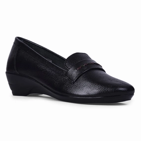 Healers Formal Black Wedge Heel Ballerina For Women T840-02 By Liberty