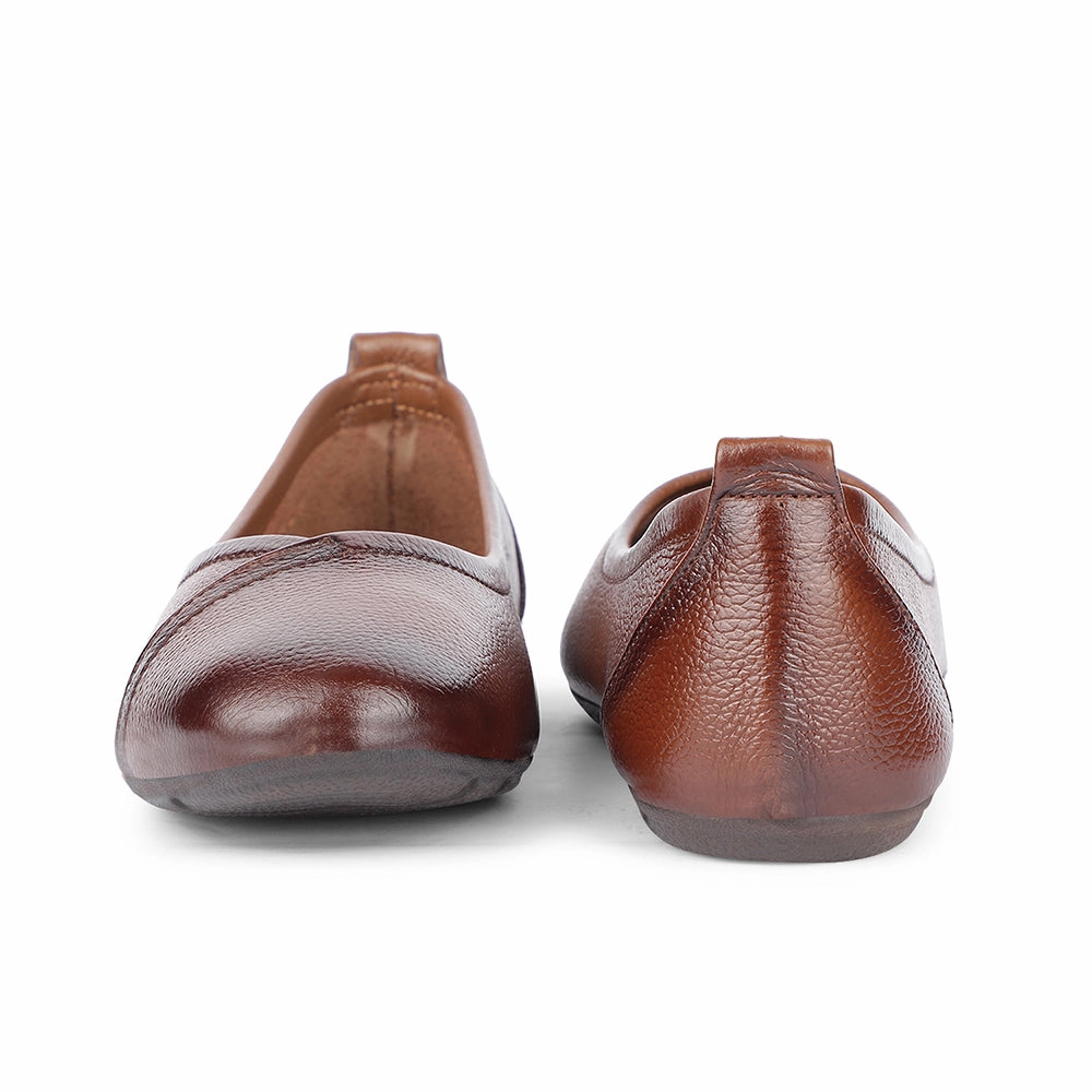 Healers Formal Brown Ballerina For Women T840-04 By Liberty