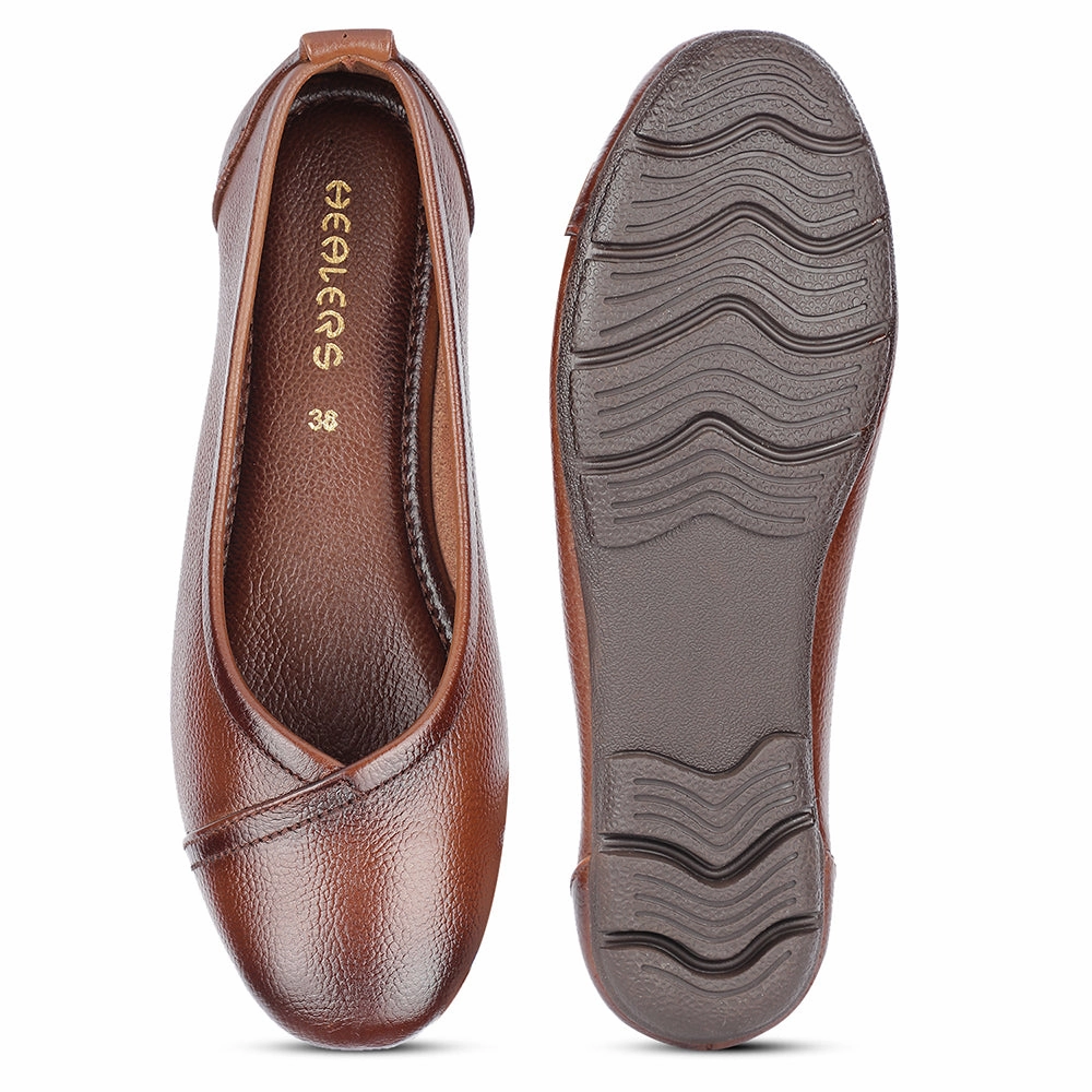Healers Formal Brown Ballerina For Women T840-04 By Liberty