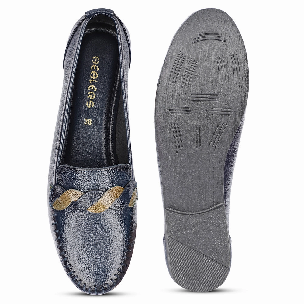 Healers Formal Navy Blue Ballerina For Women T840-03 By Liberty