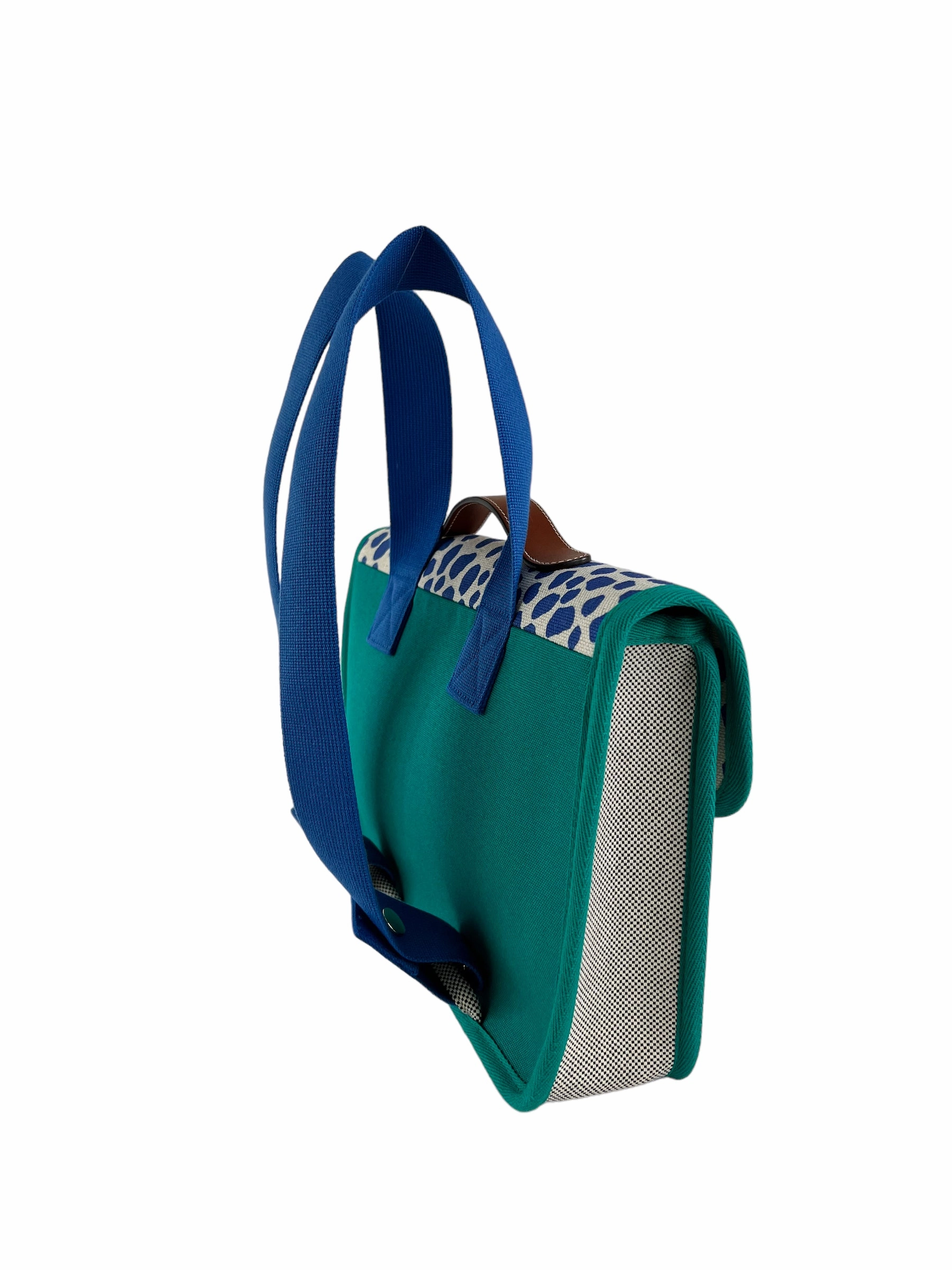 Hermes Small Multi Colour Canvas Jungle Backpack