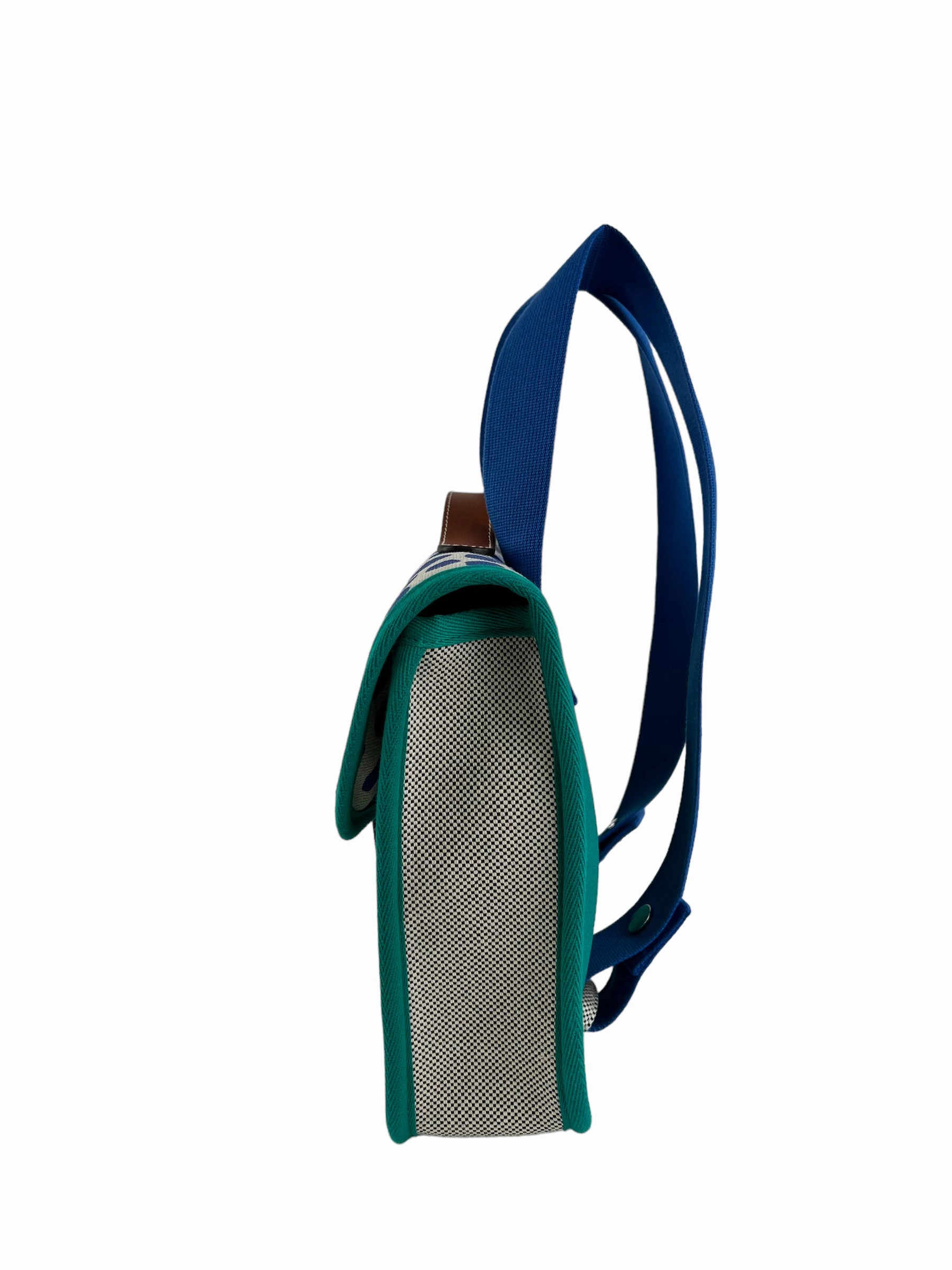 Hermes Small Multi Colour Canvas Jungle Backpack