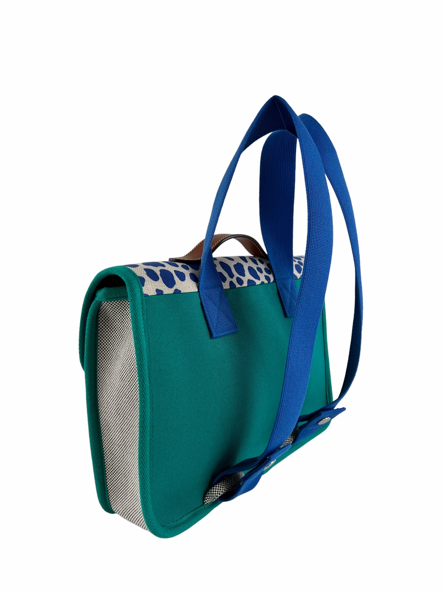 Hermes Small Multi Colour Canvas Jungle Backpack