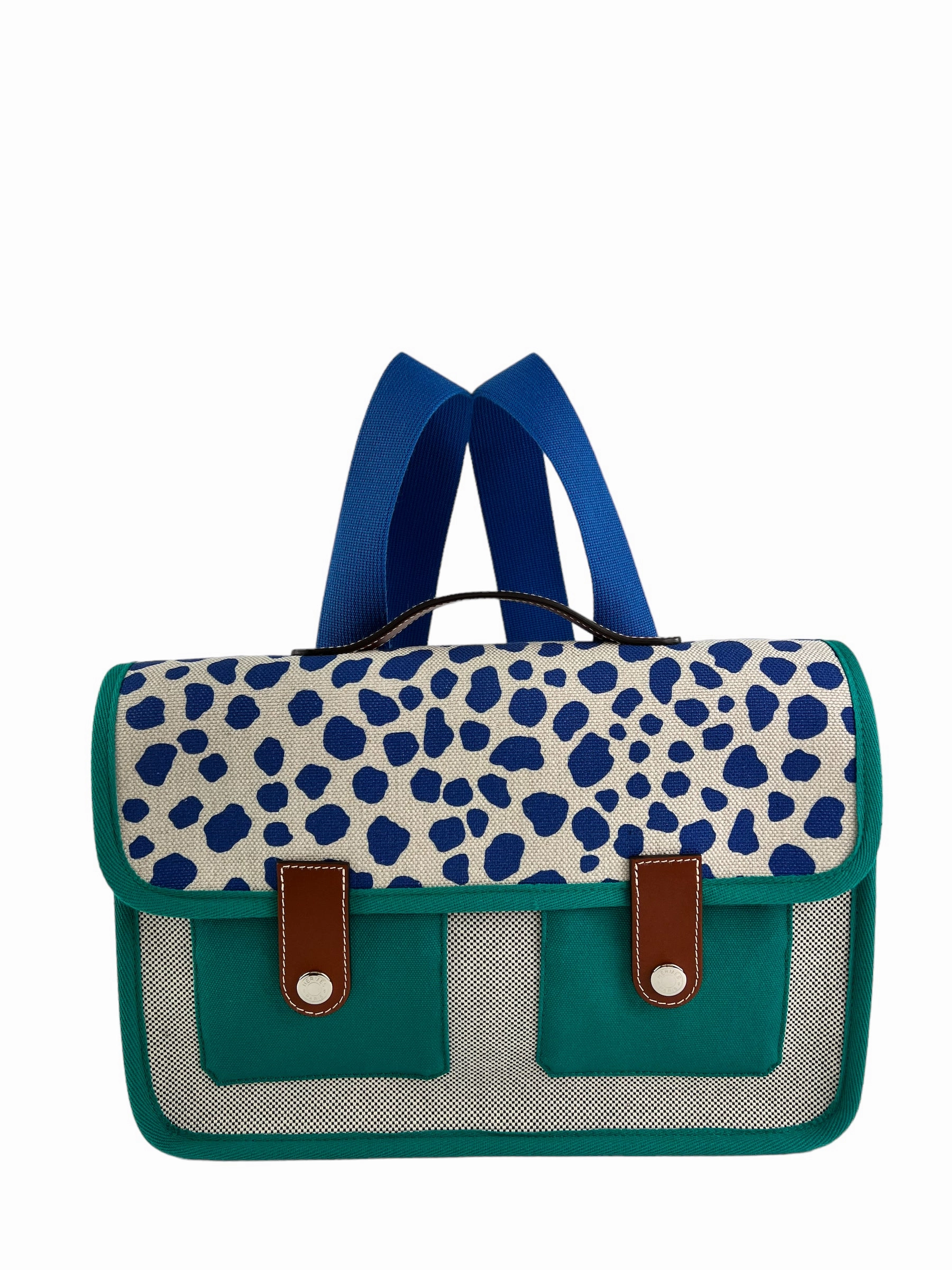 Hermes Small Multi Colour Canvas Jungle Backpack