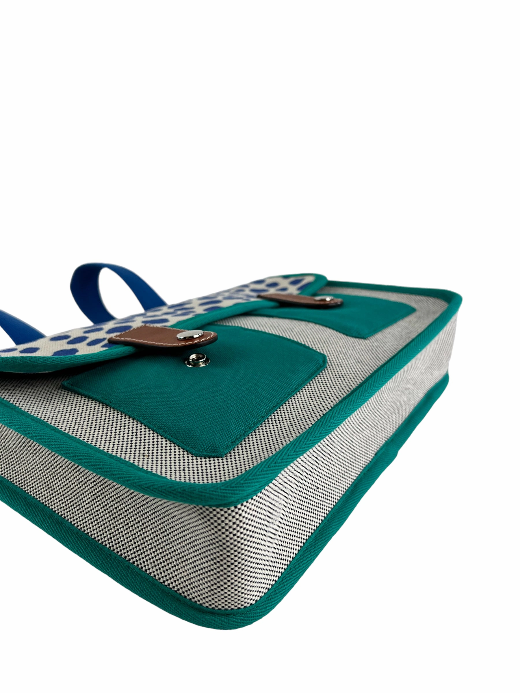 Hermes Small Multi Colour Canvas Jungle Backpack
