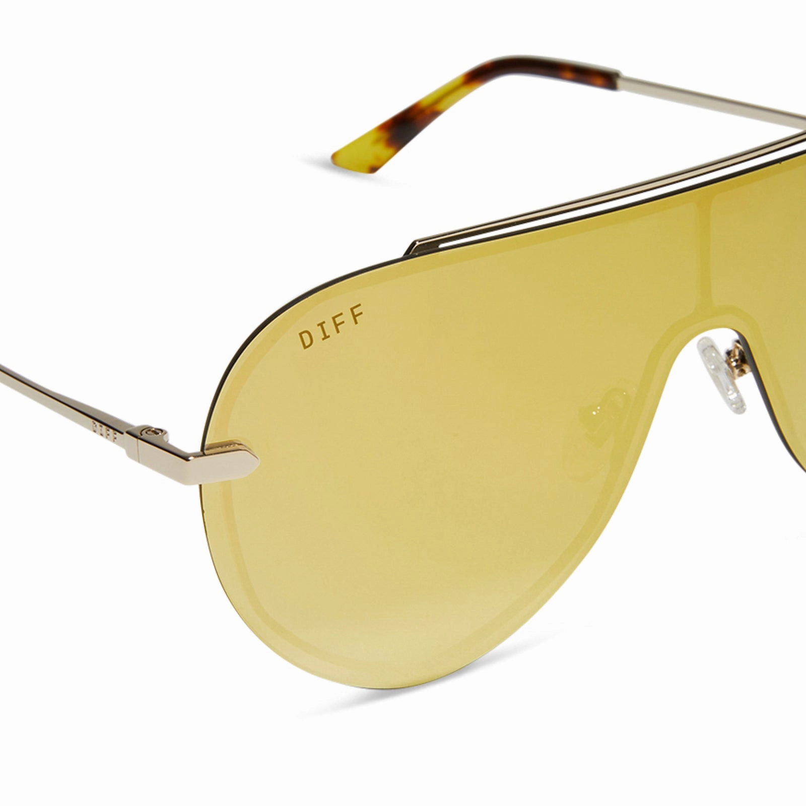 IMANI - GOLD   BRILLIANT GOLD MIRROR SUNGLASSES