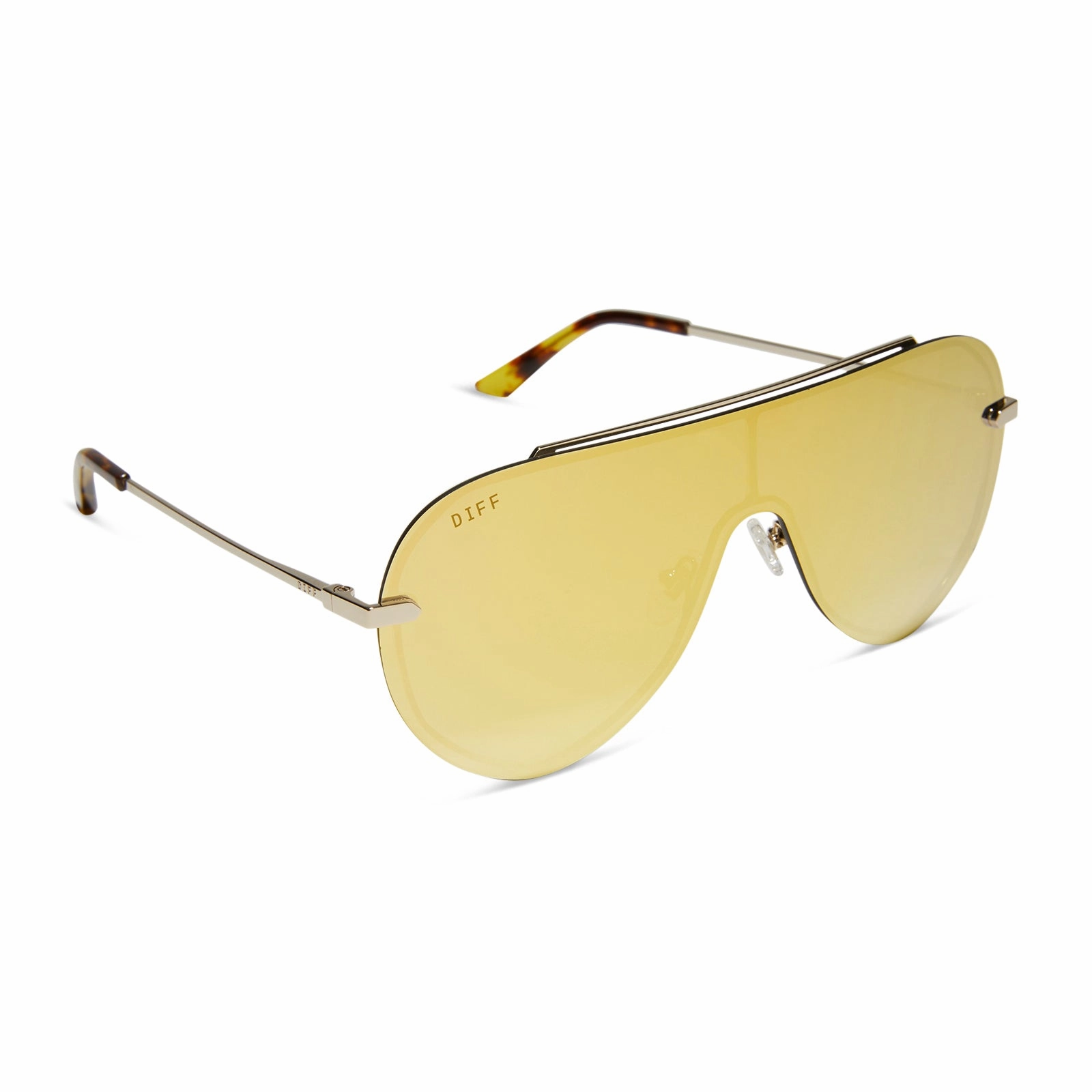 IMANI - GOLD   BRILLIANT GOLD MIRROR SUNGLASSES