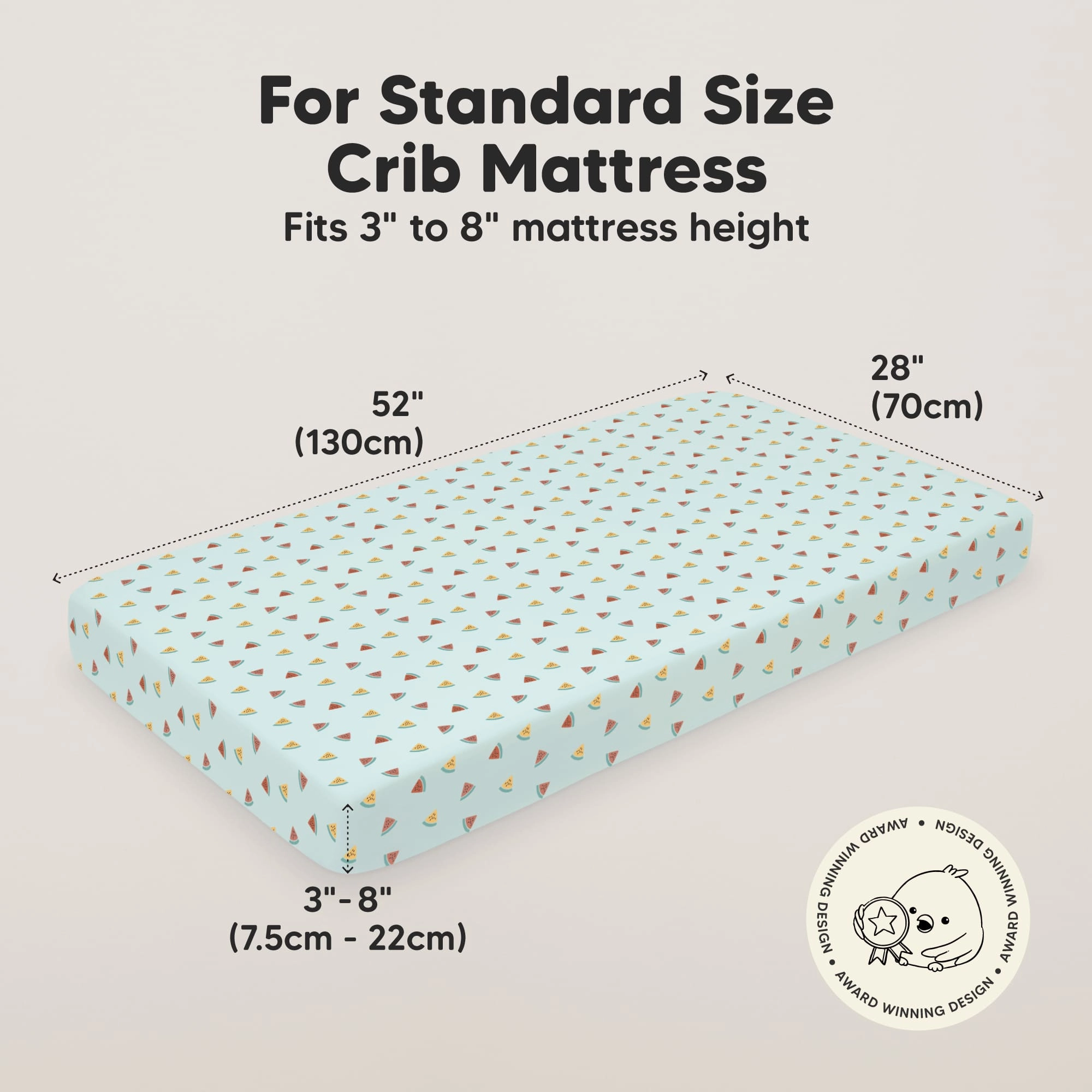 Isla Fitted Crib Sheets (Beach Day)