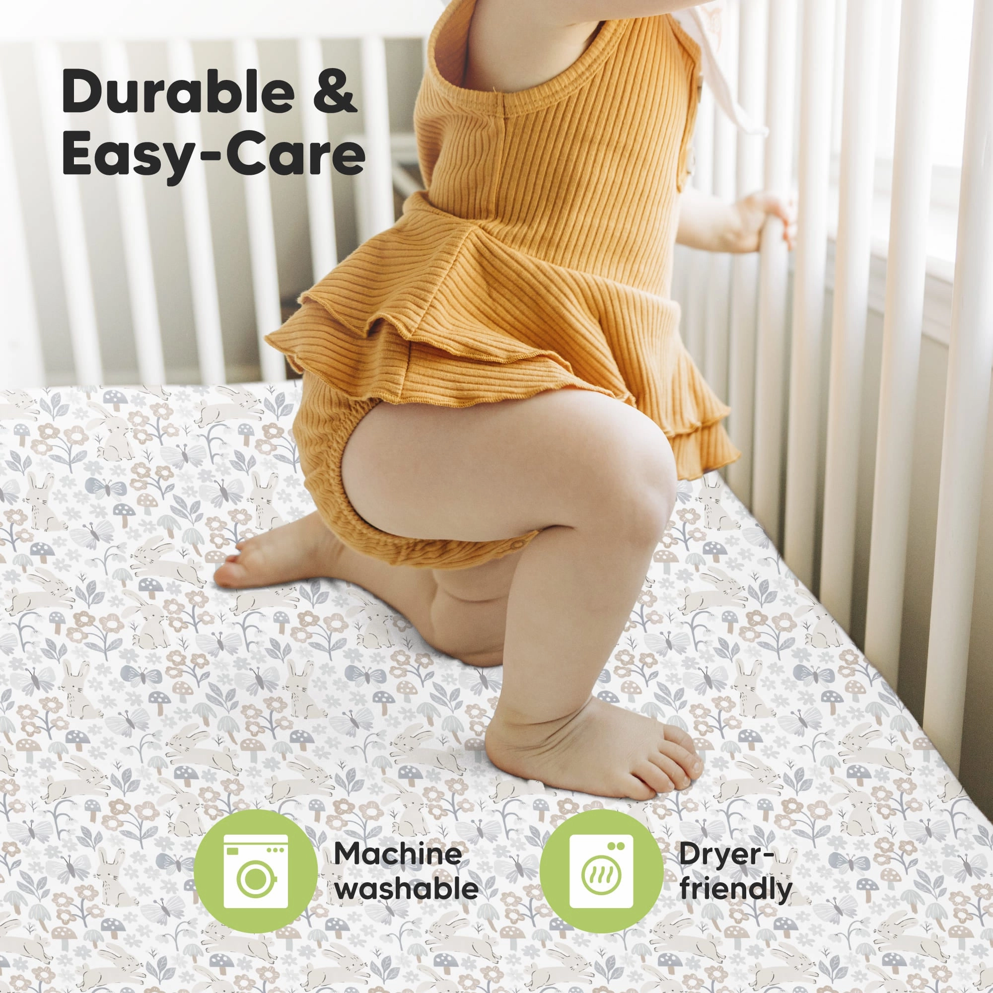 Isla Fitted Crib Sheets (Beach Day)