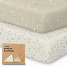 Isla Fitted Crib Sheets (Pine Grove)