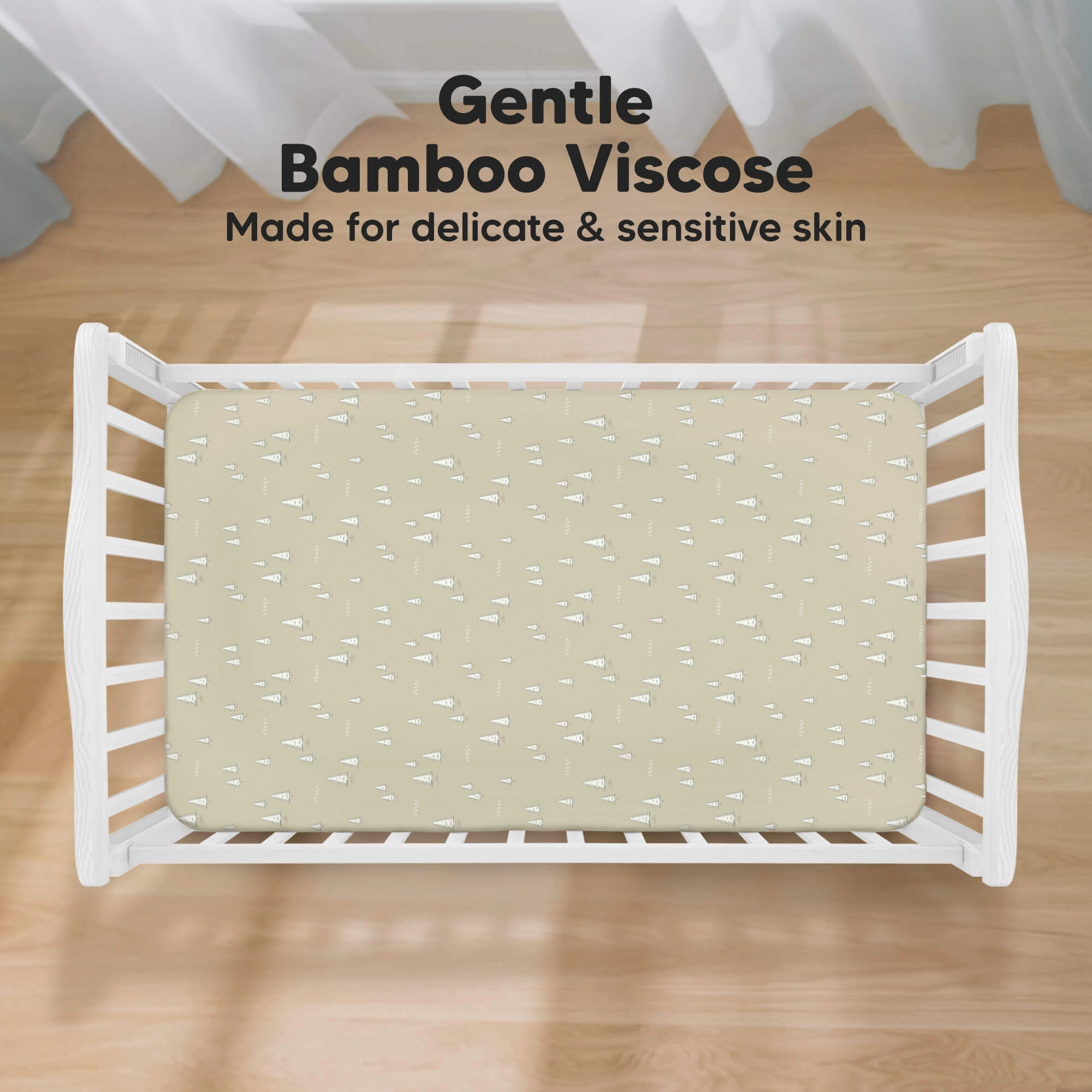 Isla Fitted Crib Sheets (Pine Grove)