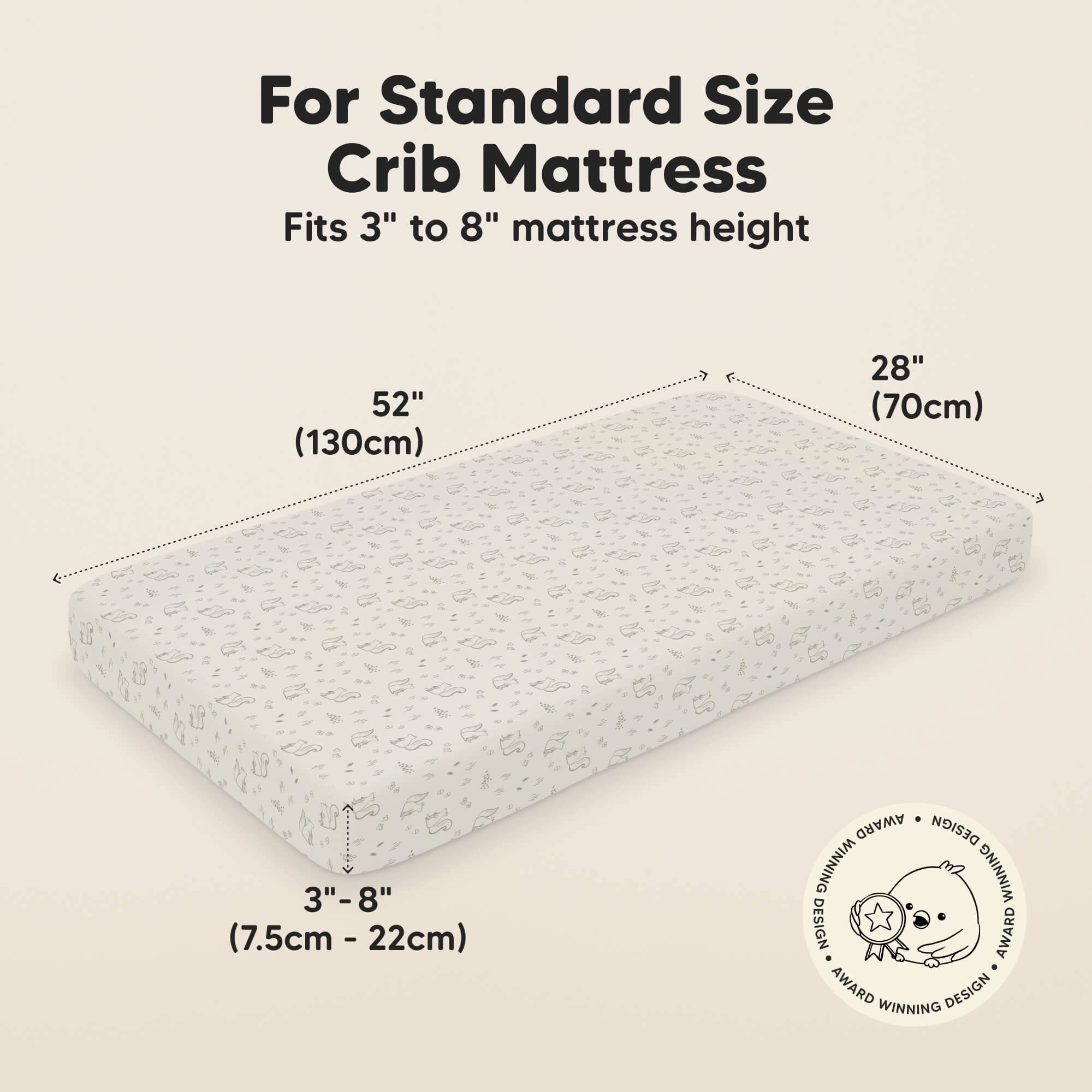 Isla Fitted Crib Sheets (Pine Grove)