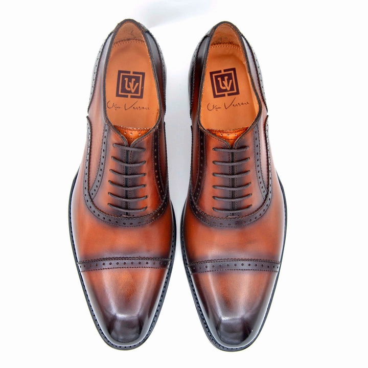 Jonathan High Heel Lace Up Shoes - Caramel
