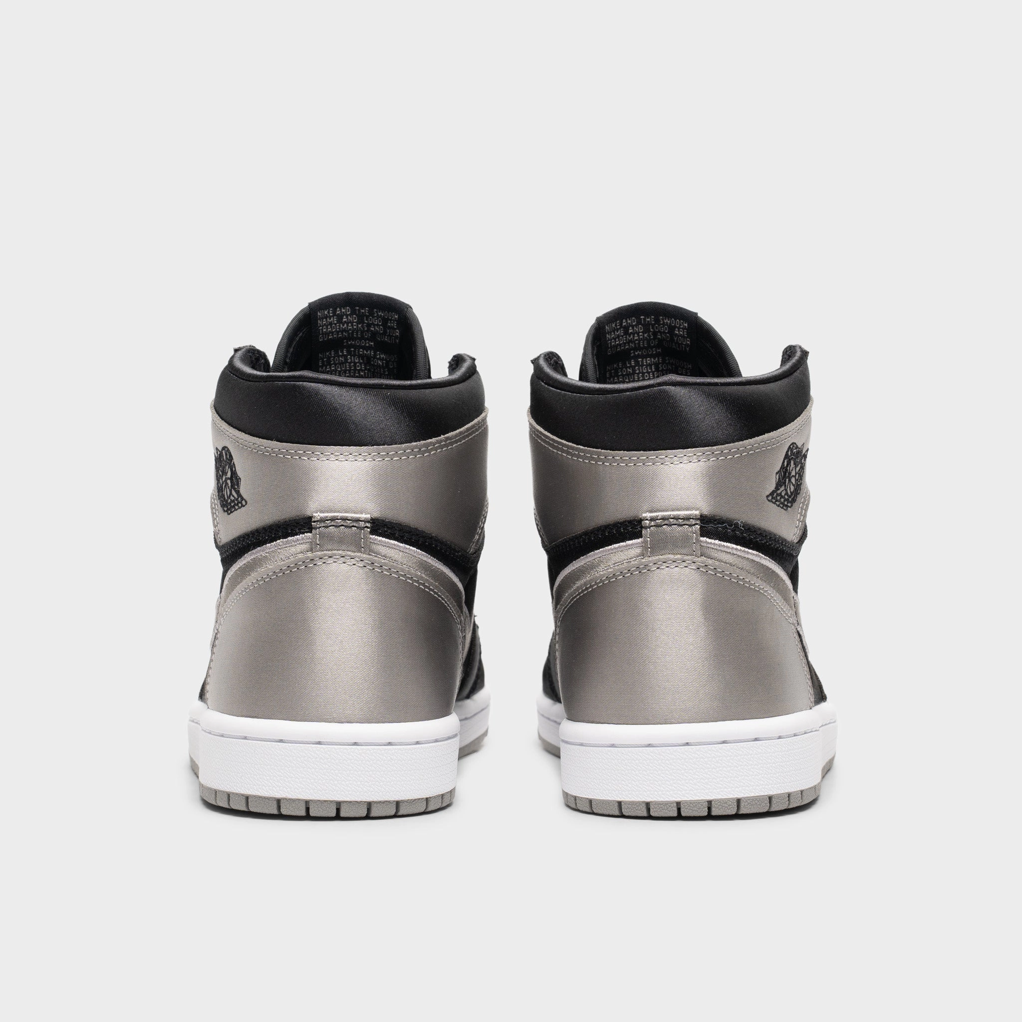 Jordan Women's 1 Retro High OG Black / Medium Grey - White