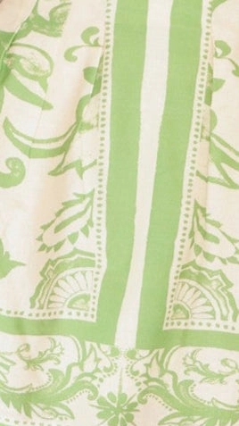 Laraine Mini Skirt - Sage / Cream
