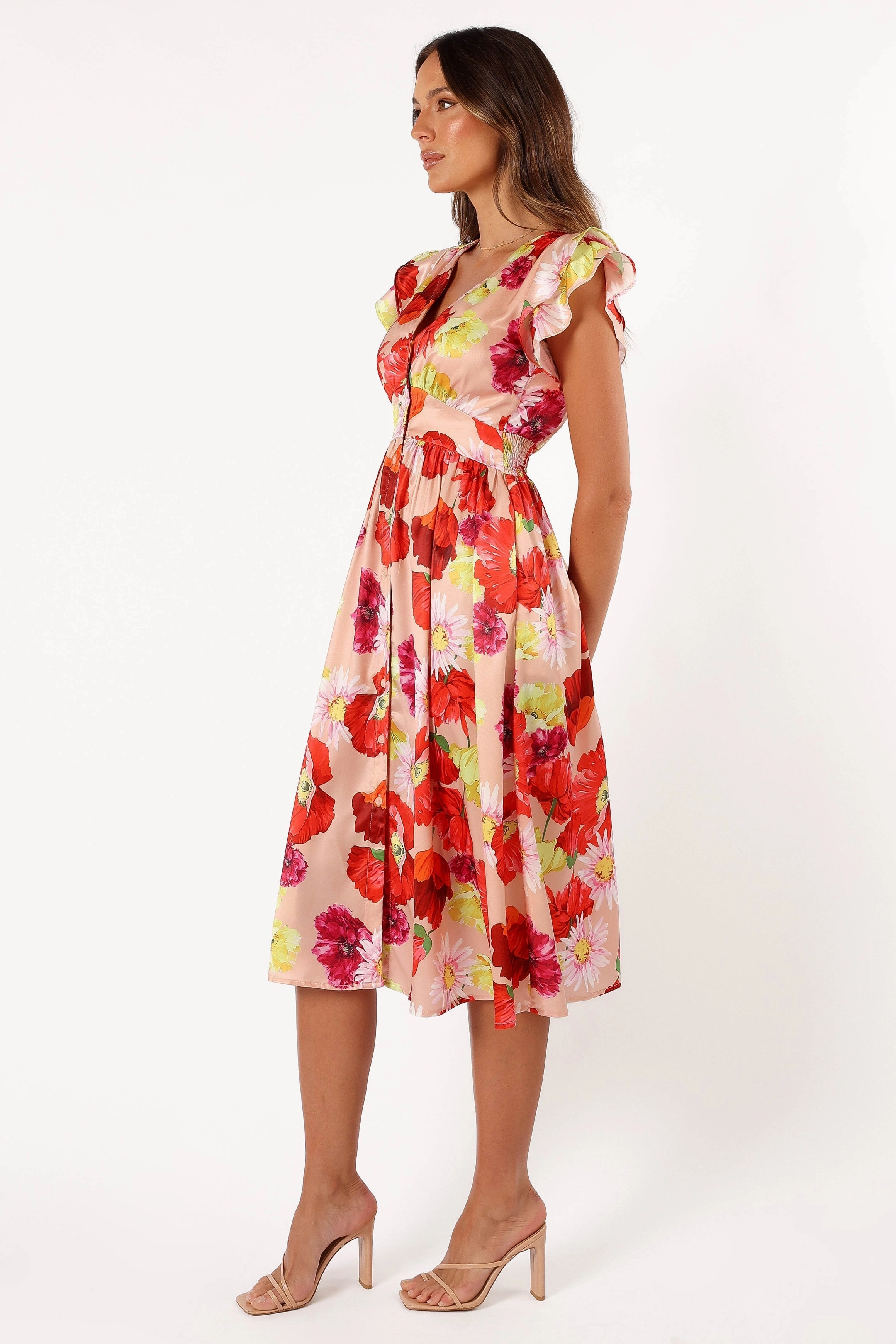 Larkspur Midi Dress - Floral