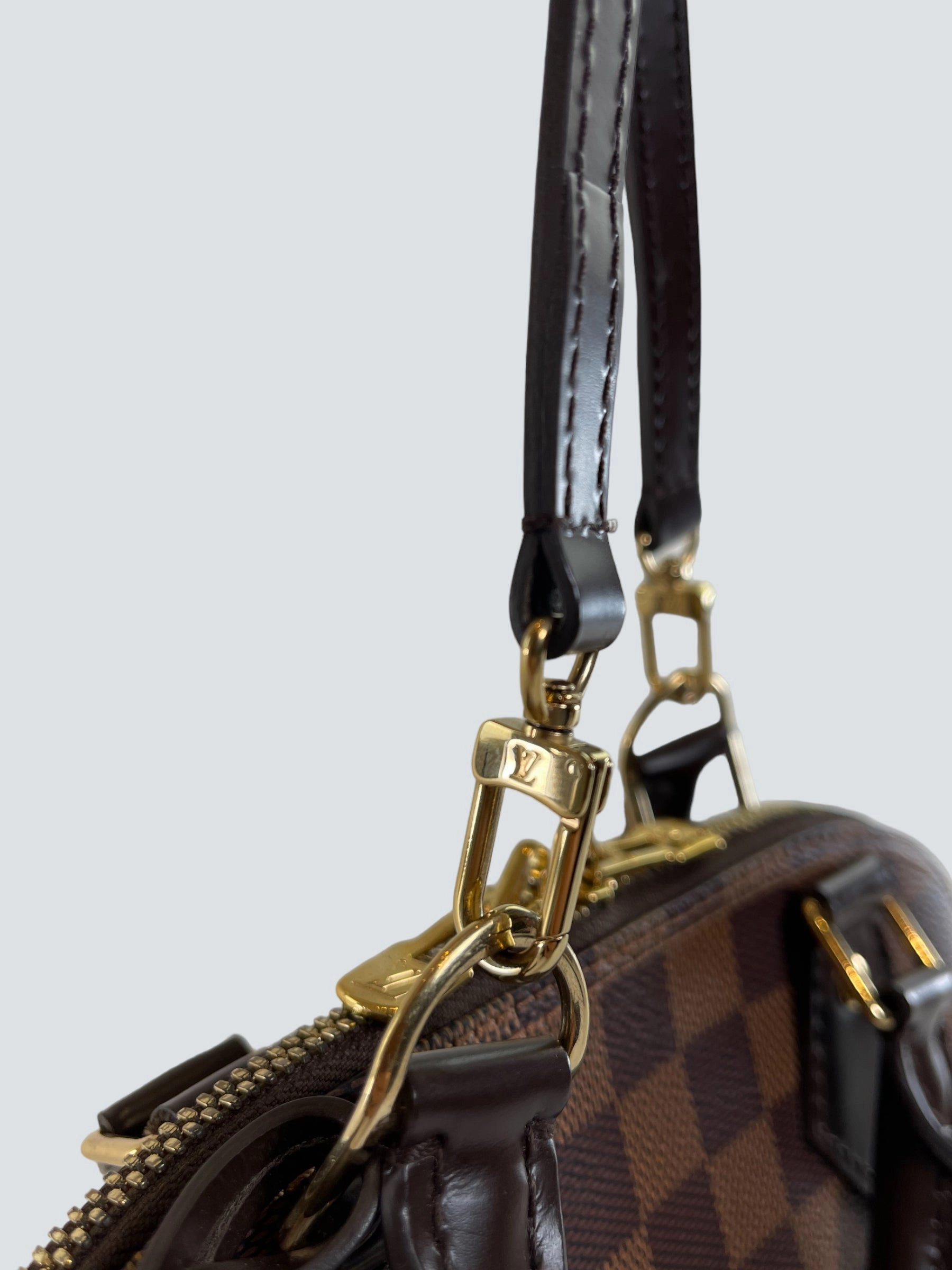 Louis Vuitton Damier Ebene Canvas Alma BB - Initialled LR