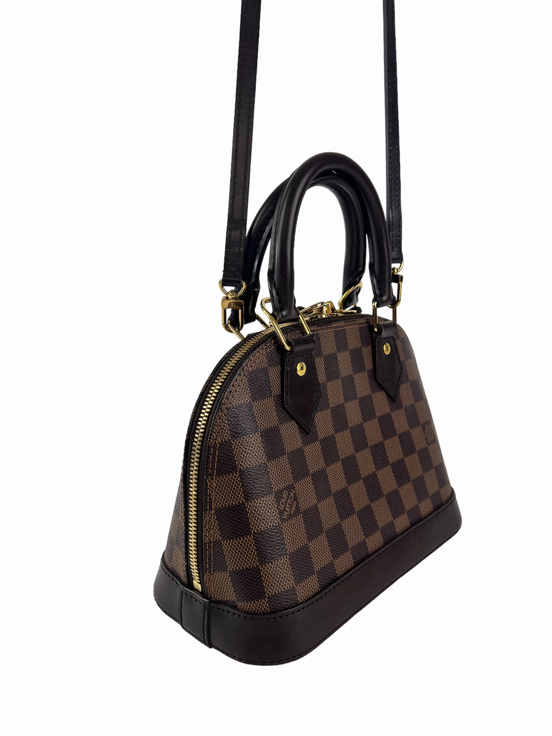 Louis Vuitton Damier Ebene Canvas Alma BB Crossbody