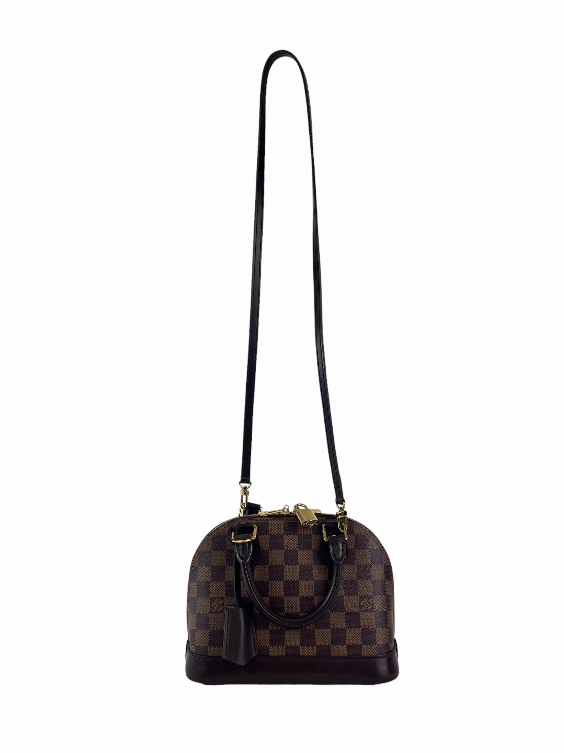 Louis Vuitton Damier Ebene Canvas Alma BB Crossbody