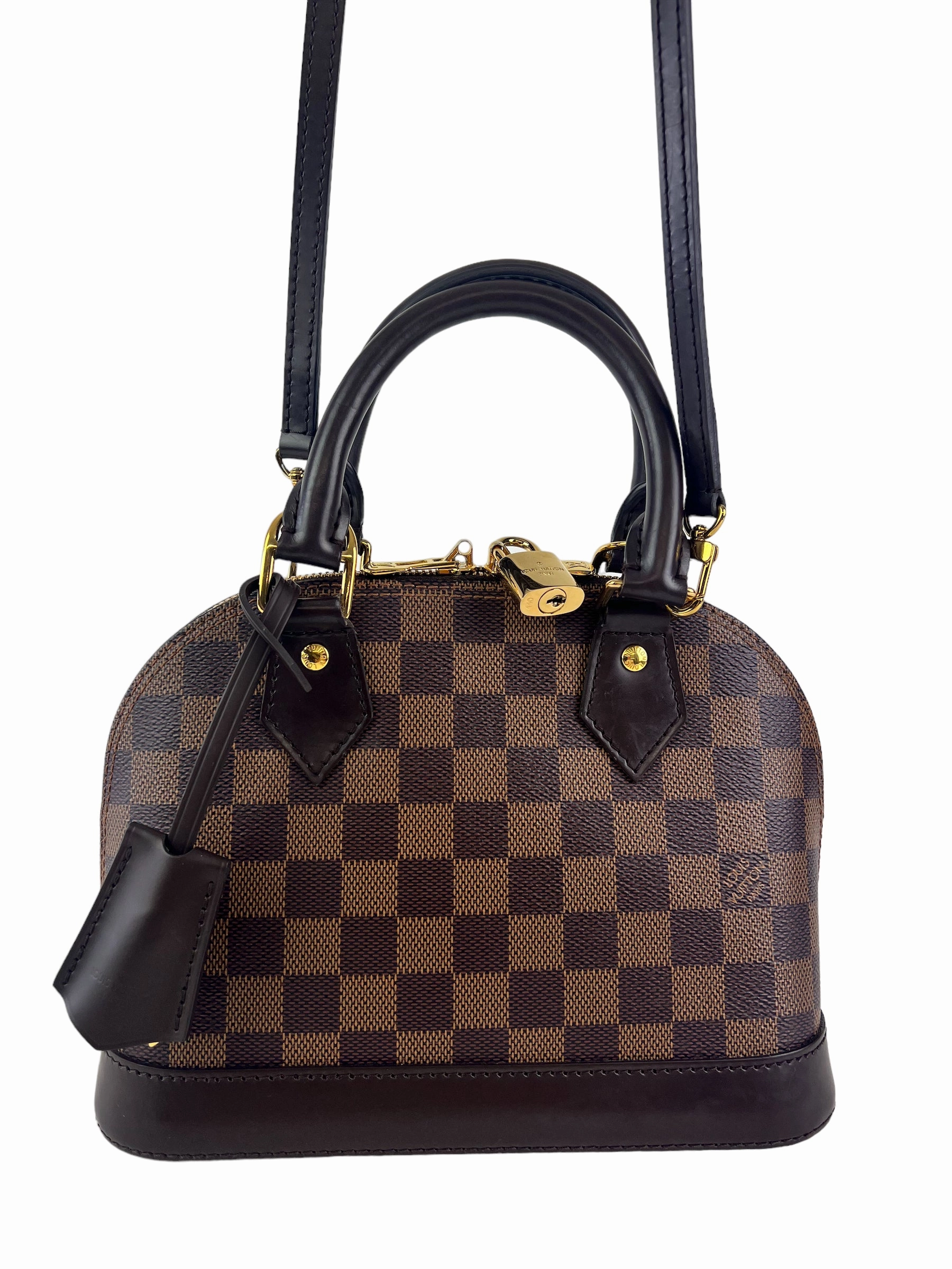 Louis Vuitton Damier Ebene Canvas Alma BB Crossbody