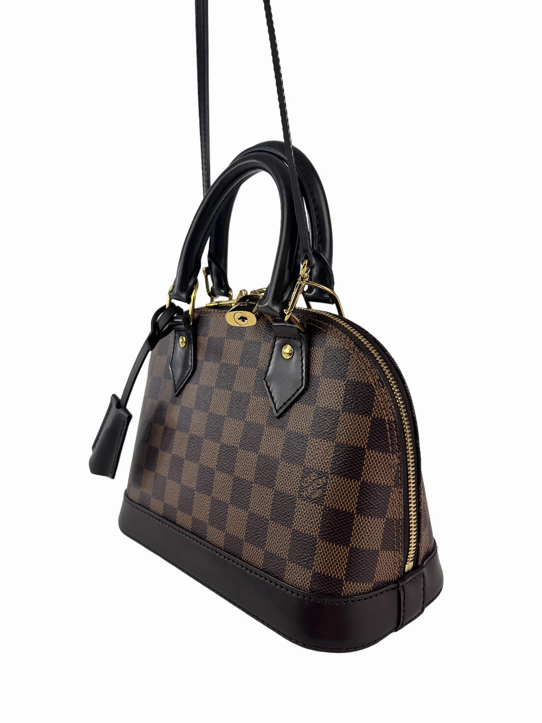 Louis Vuitton Damier Ebene Canvas Alma BB Crossbody
