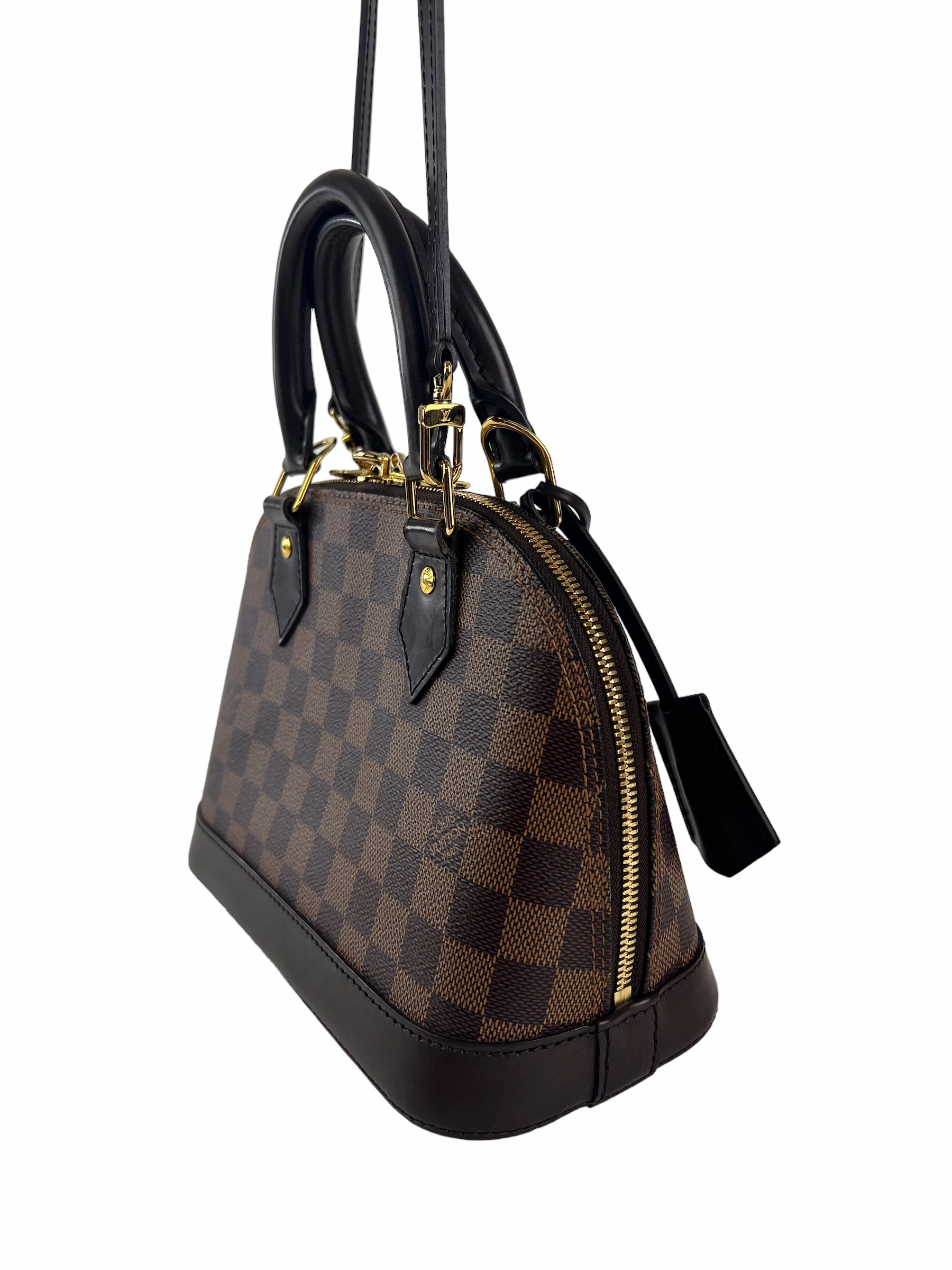 Louis Vuitton Damier Ebene Canvas Alma BB Crossbody