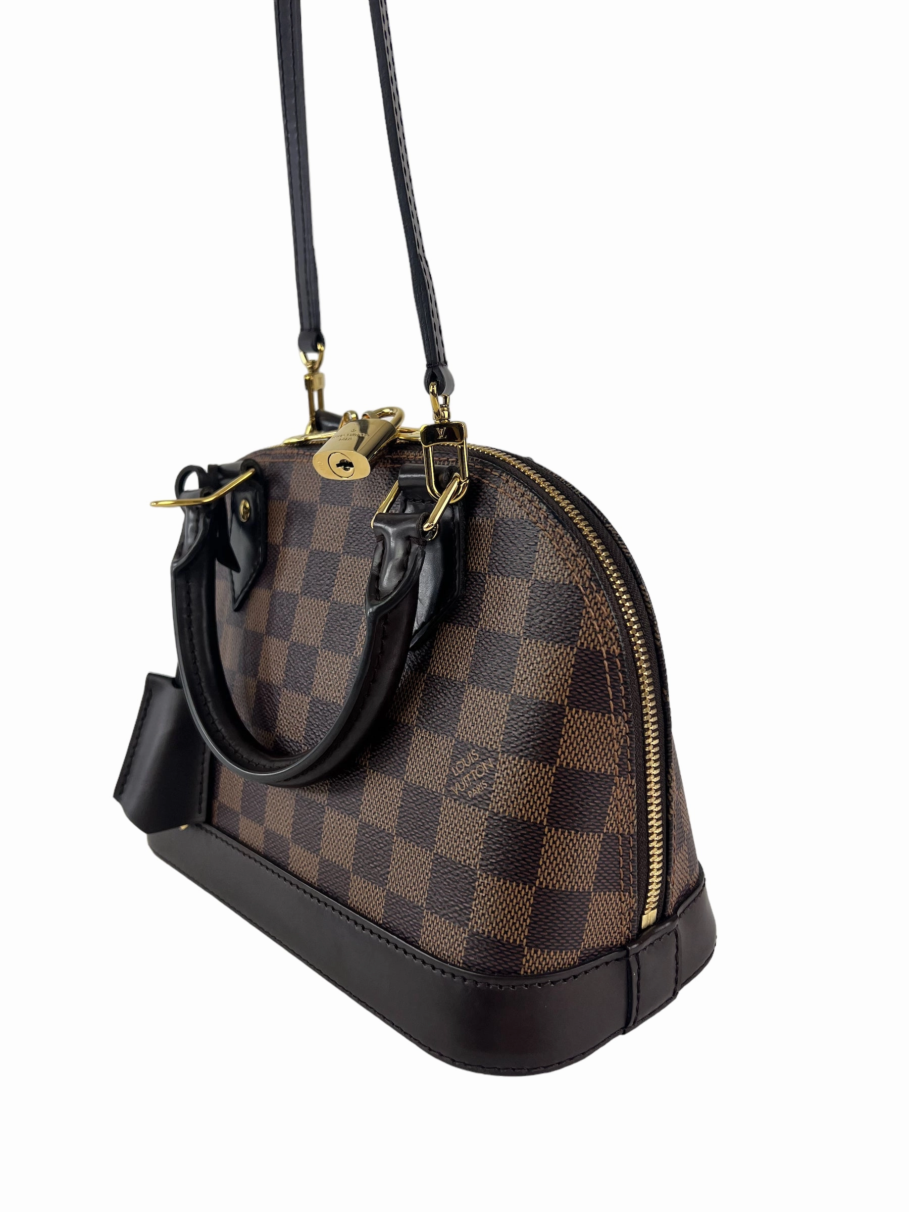 Louis Vuitton Damier Ebene Canvas Alma BB Crossbody