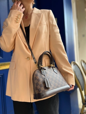 Louis Vuitton Damier Ebene Canvas Alma BB Crossbody