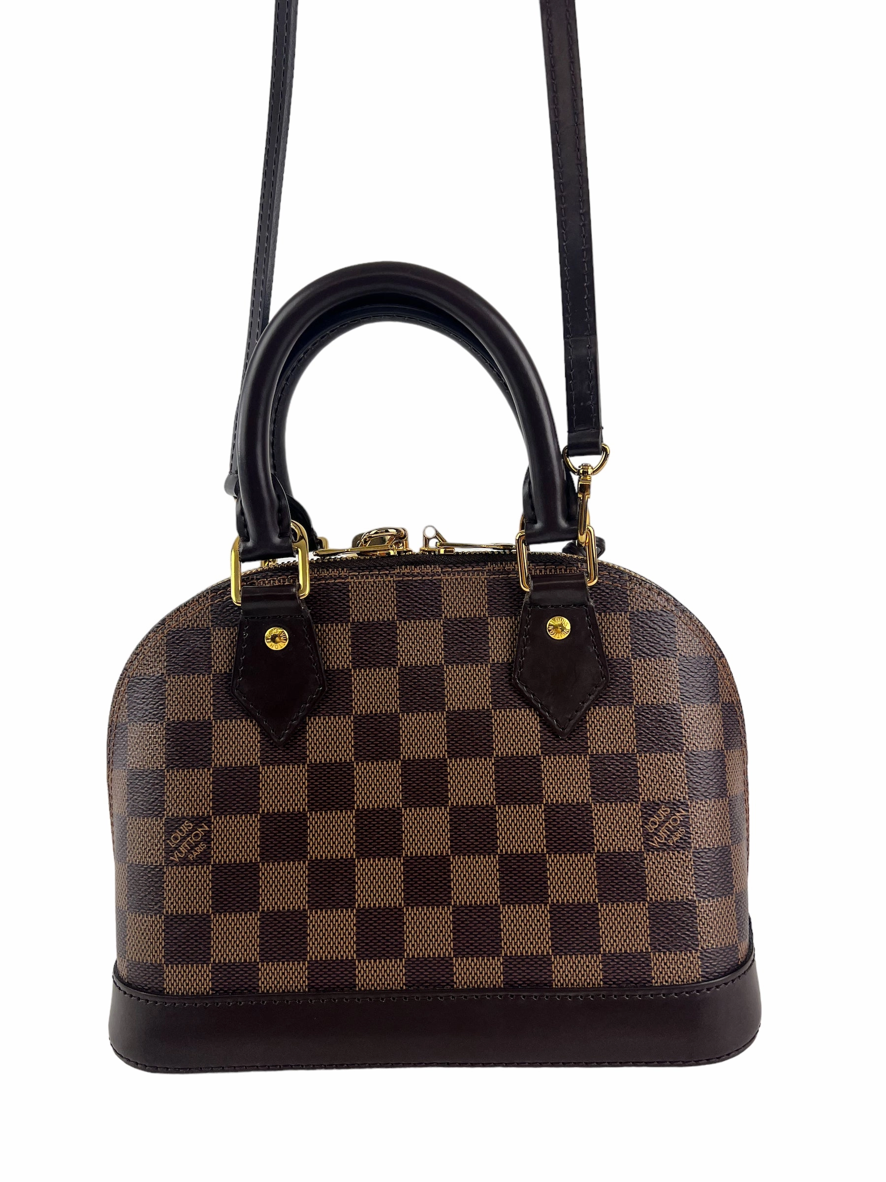 Louis Vuitton Damier Ebene Canvas Alma BB Crossbody